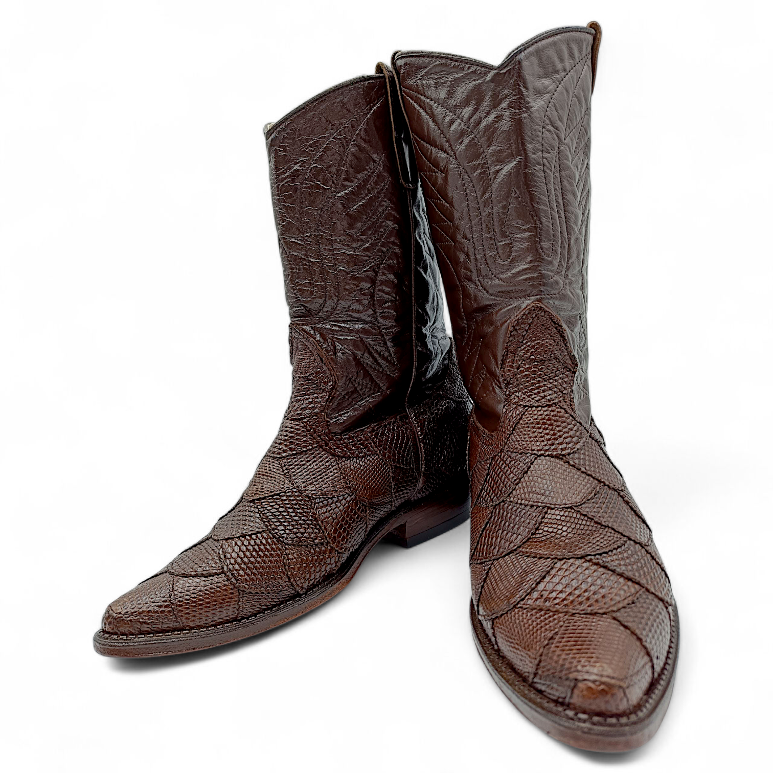 BOTA VAQUERA EN PIEL GENUINA DE LIZARD PARA CABALLERO (MSN)