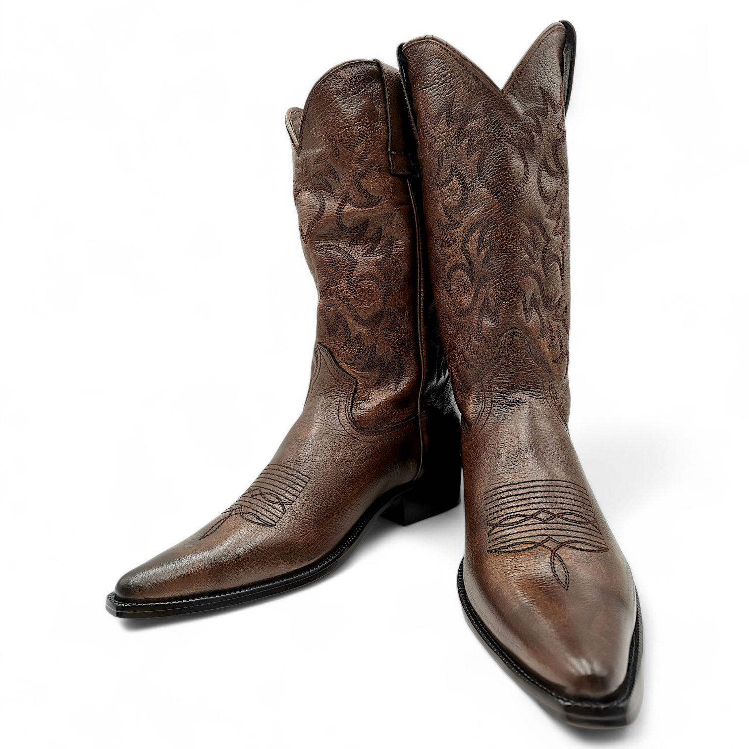 BOTA VAQUERA EN PIEL GENUINA DE VACA PARA CABALLERO (M)