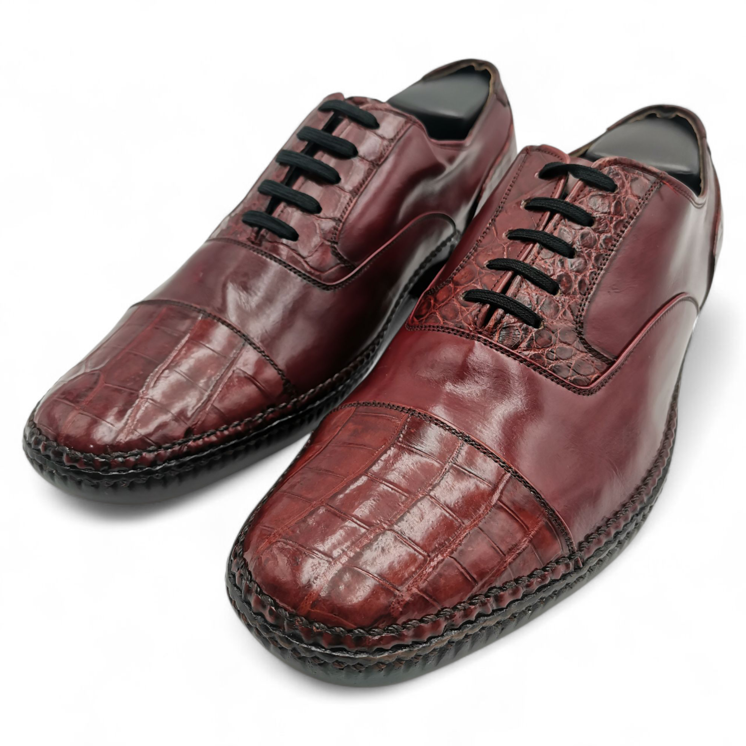 ZAPATO EN PIEL GENUINA DE COCODRILO PARA CABALLERO (MSN)