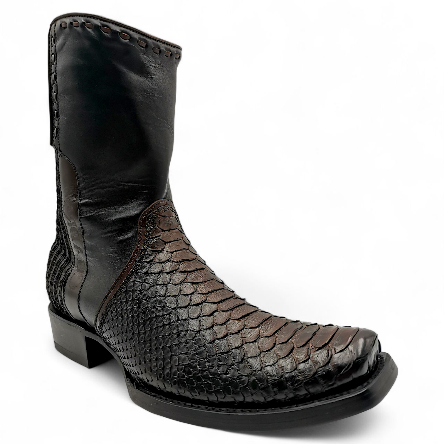 BOTA VAQUERA EN PIEL GENUINA DE PYTHON PARA CABALLERO (MSN)