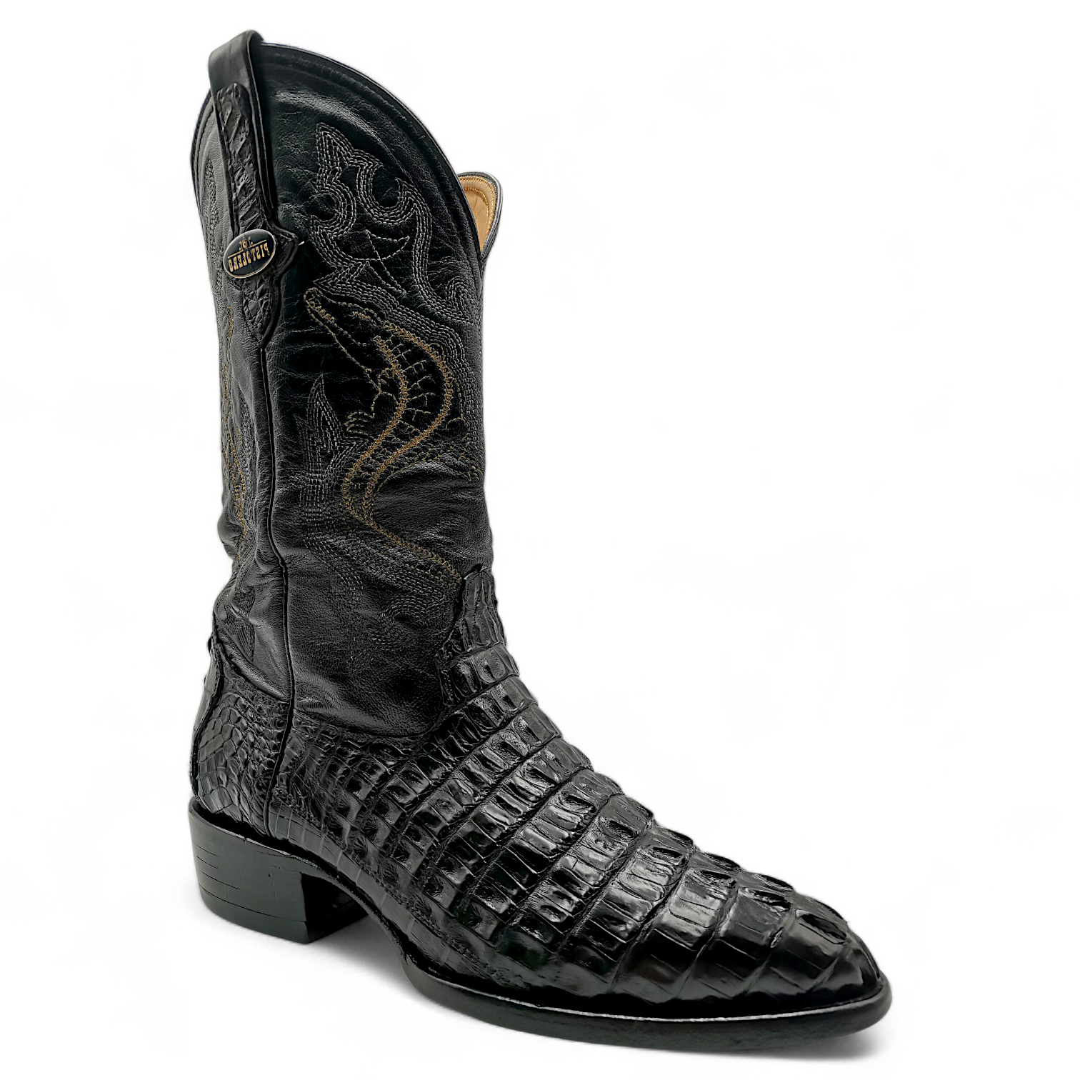 BOTA VAQUERA EN PIEL GENUINA DE COCODRILO PARA CABALLERO (MSN)