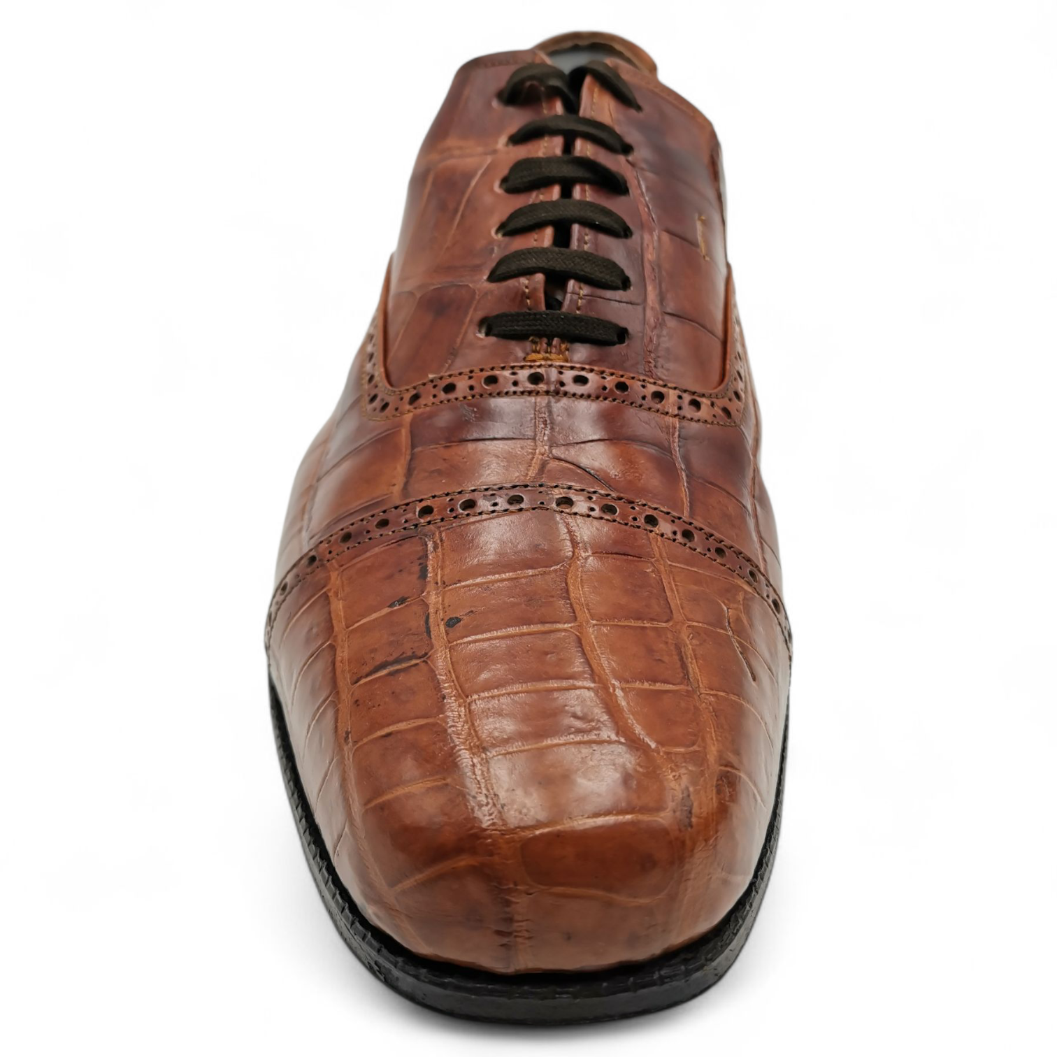ZAPATO EN PIEL GENUINA DE COCODRILO PARA CABALLERO (MSN)