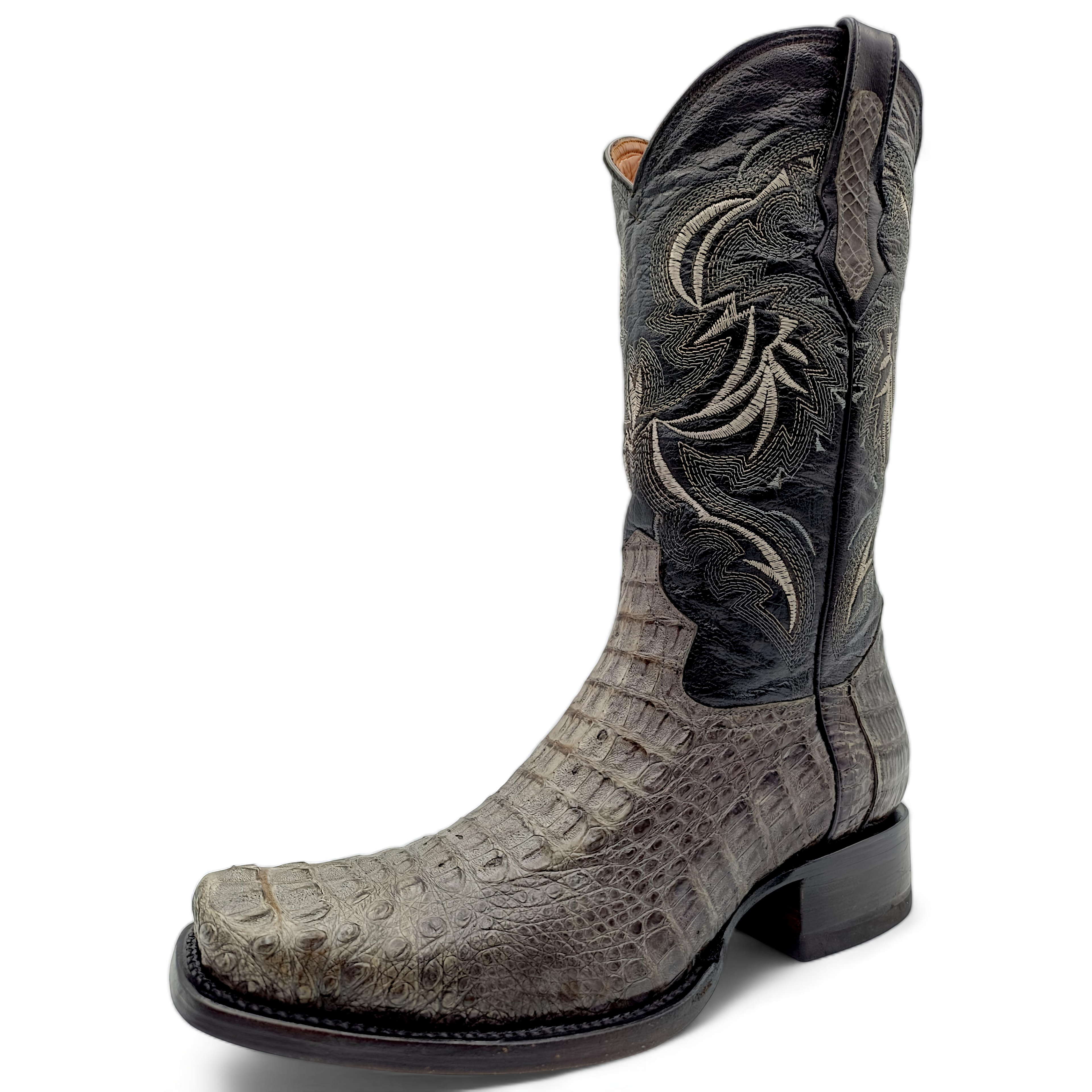 BOTA VAQUERA EN PIEL GENUINA DE COCODRILO PARA CABALLERO (M23)