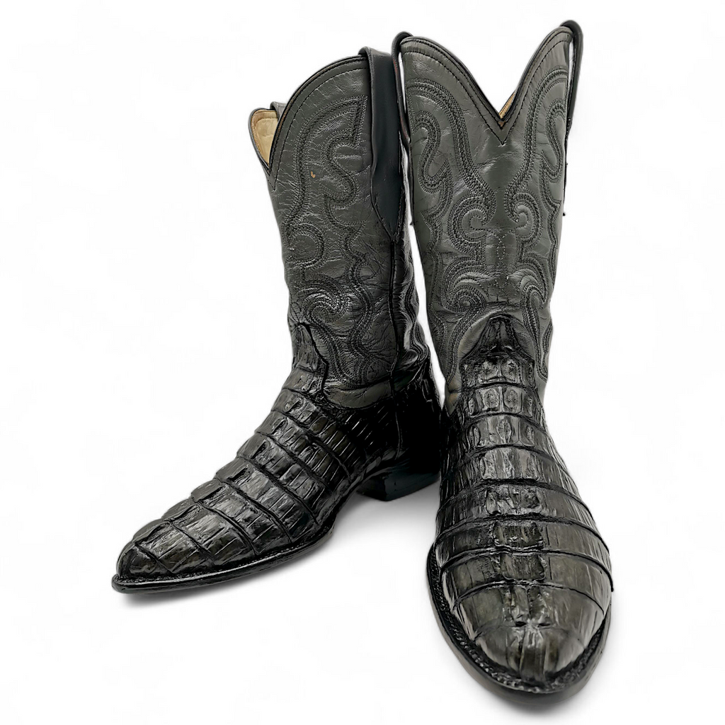 BOTA VAQUERA EN PIEL GENUINA DE COCODRILO PARA CABALLERO (MSN)