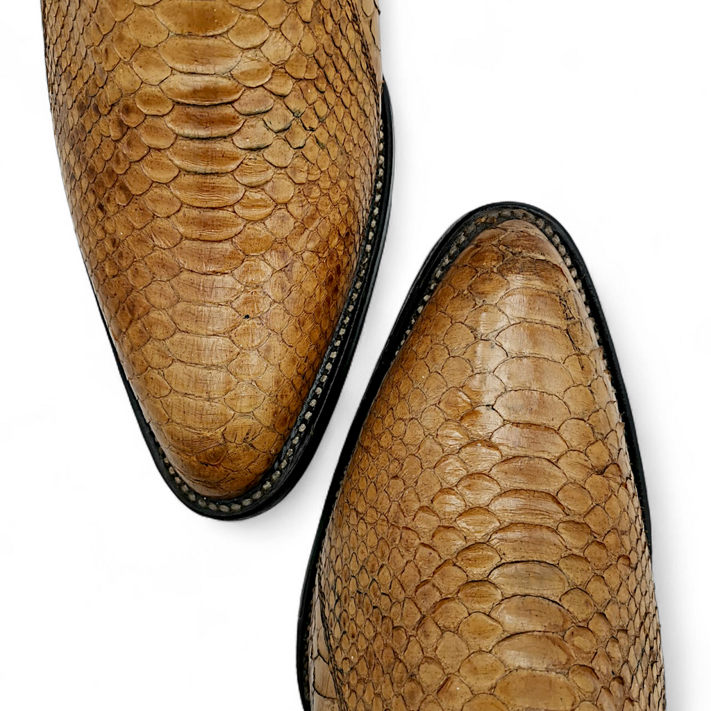 BOTA VAQUERA EN PIEL GENUINA DE PYTHON PARA CABALLERO (MSN)