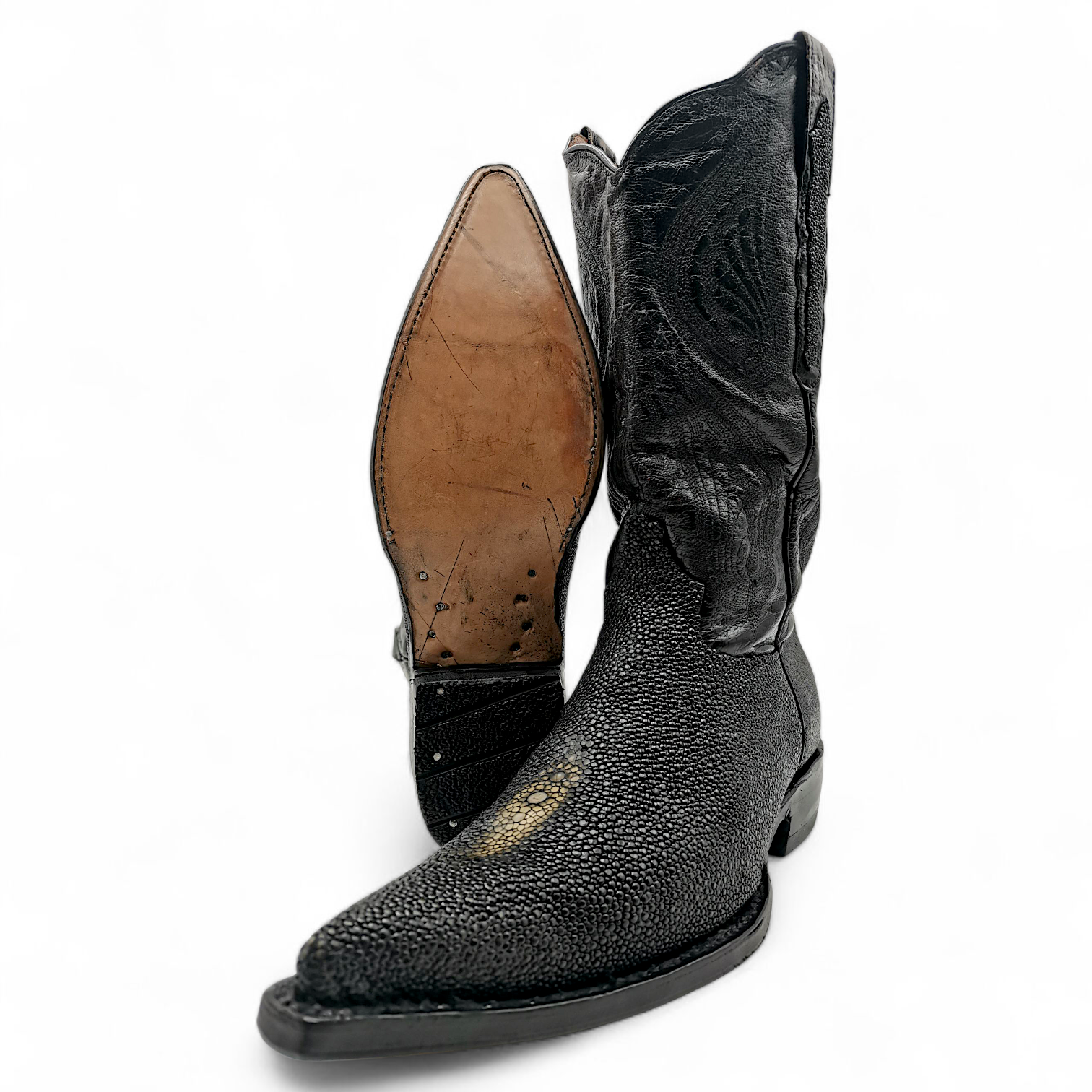 BOTA VAQUERA EN PIEL GENUINA DE MANTARRAYA PARA CABALLERO (MSN)