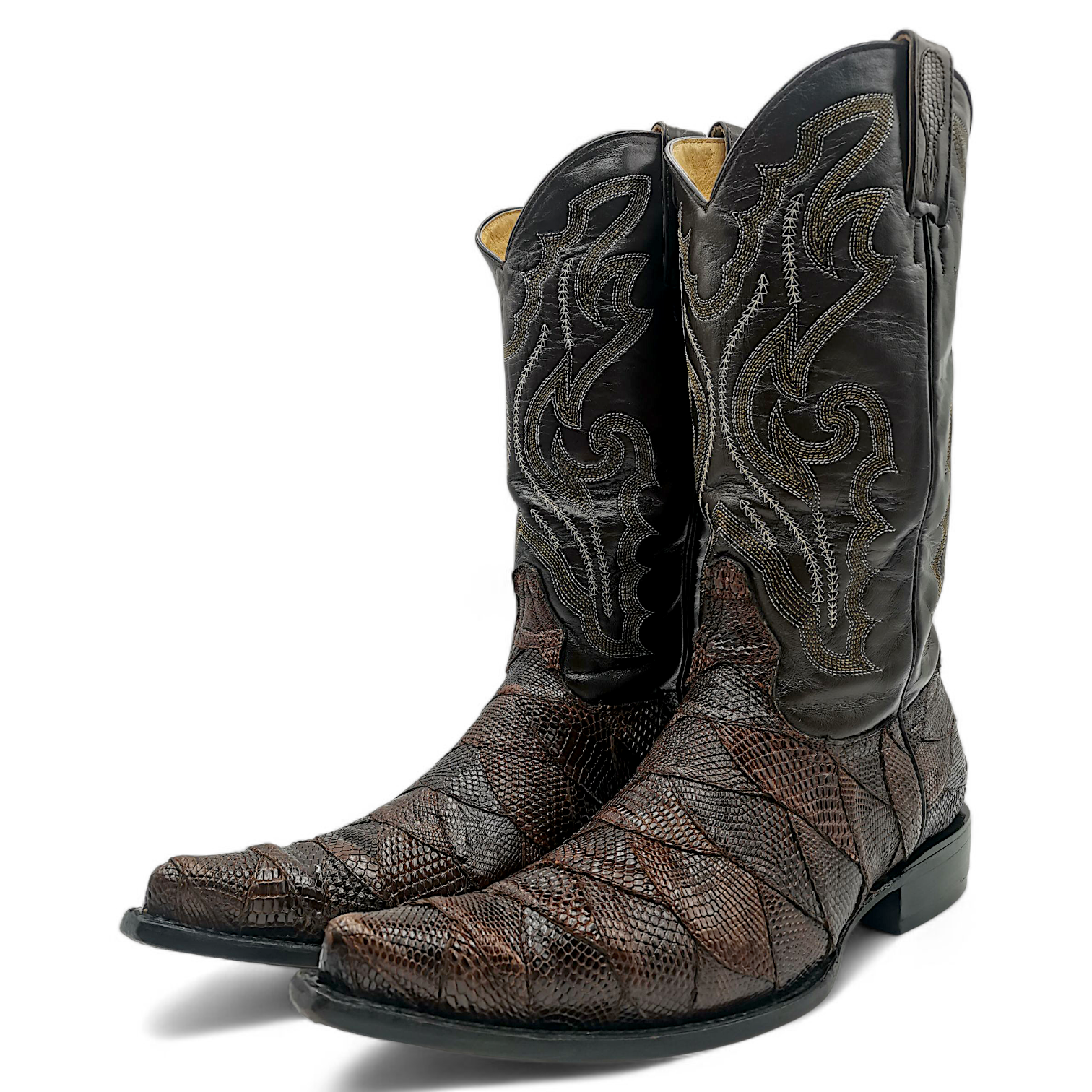 BOTA VAQUERA EN PIEL GENUINA DE LIZARD PARA CABALLERO (MSN)