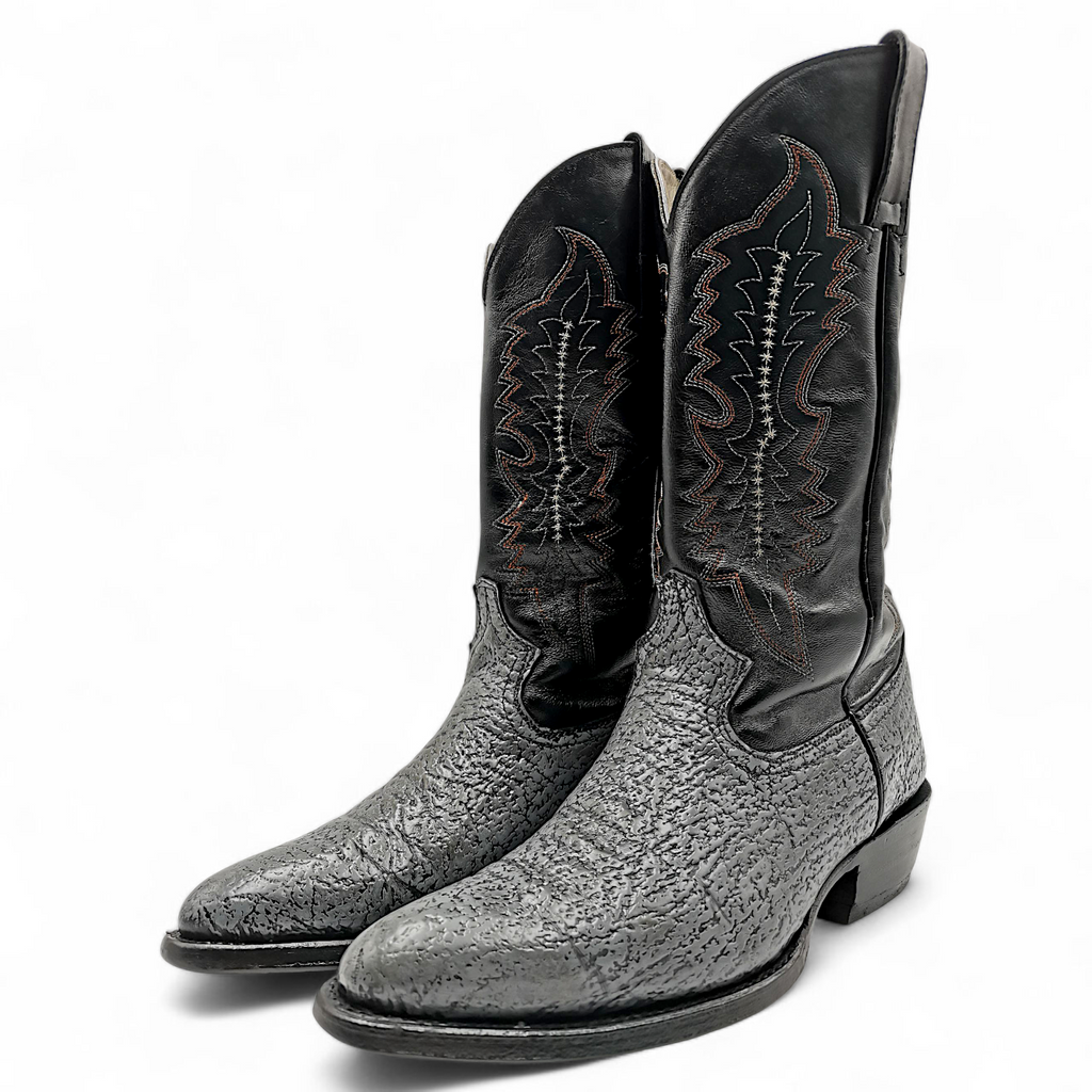 BOTA VAQUERA EN PIEL GENUINA DE TIBURÓN PARA CABALLERO (MSN)