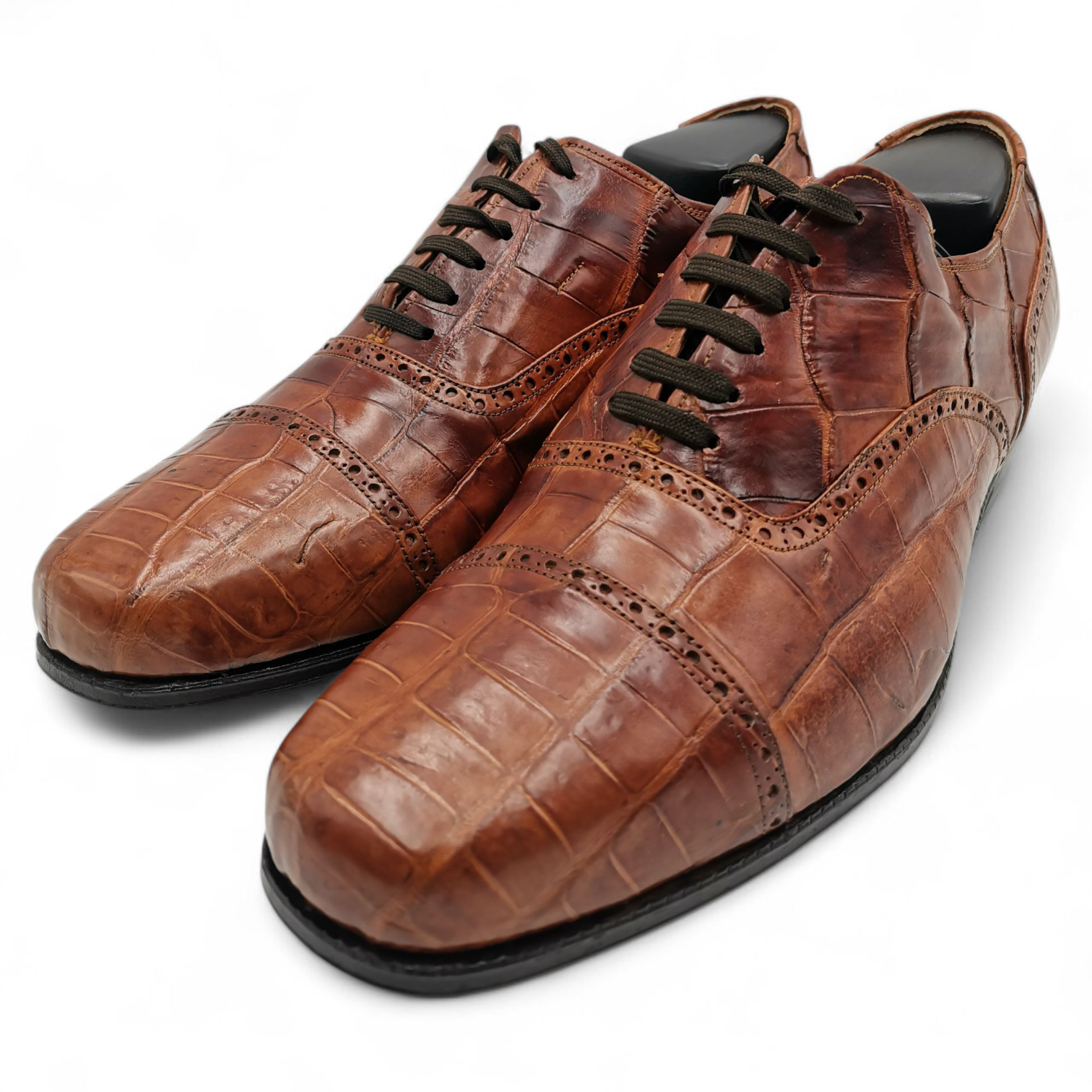 ZAPATO EN PIEL GENUINA DE COCODRILO PARA CABALLERO (MSN)