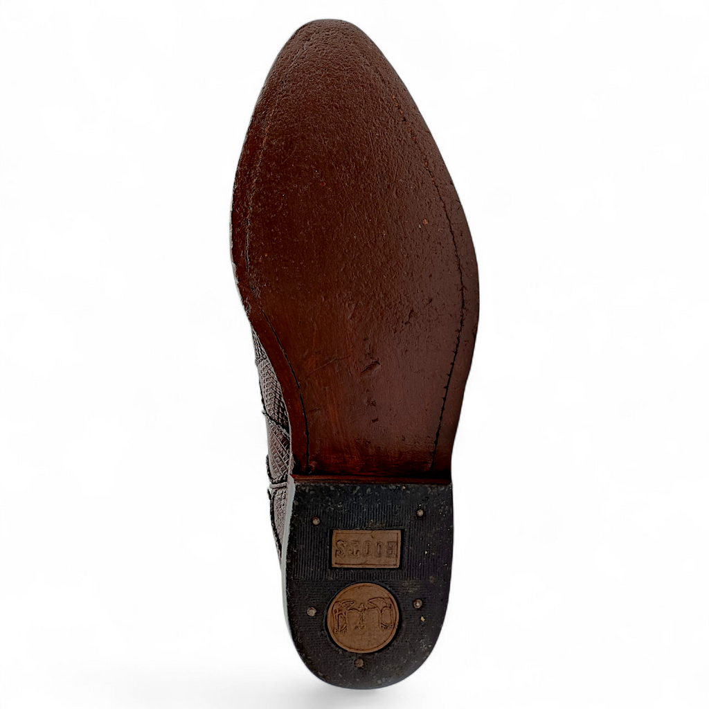 BOTA VAQUERA EN PIEL GENUINA DE LIZARD PARA CABALLERO (MSN)