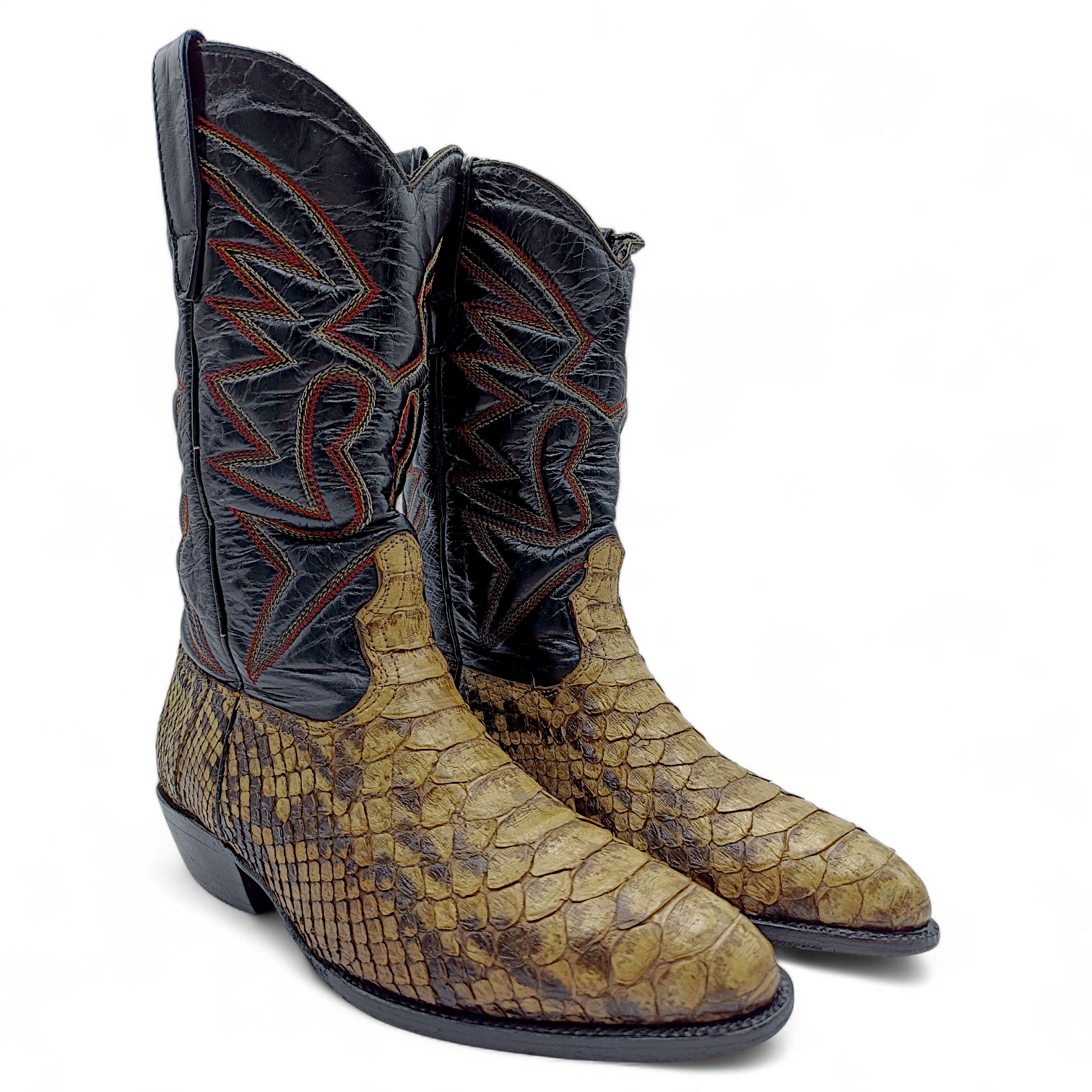 BOTA VAQUERA EN PIEL GENUINA DE PYTHON PARA CABALLERO (MSN)