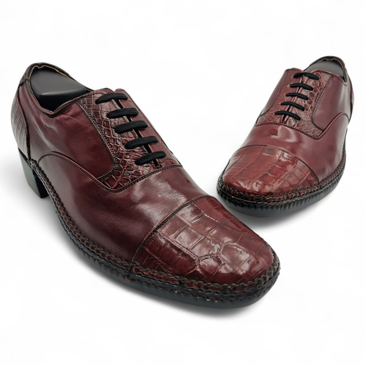 ZAPATO EN PIEL GENUINA DE COCODRILO PARA CABALLERO (MSN)
