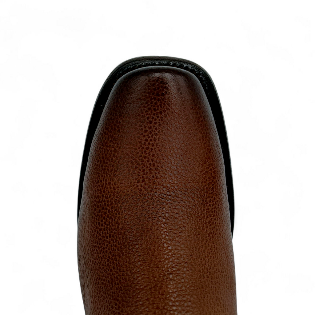 BOTA VAQUERA EN PIEL IMITACIÓN DE VENADO PARA CABALLERO (MSN)