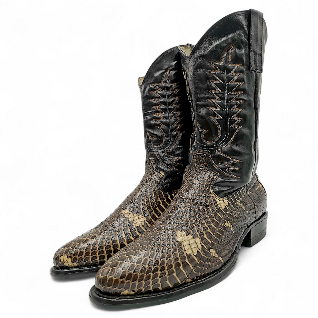 BOTA VAQUERA EN PIEL GENUINA DE COBRA PARA CABALLERO (MSN)