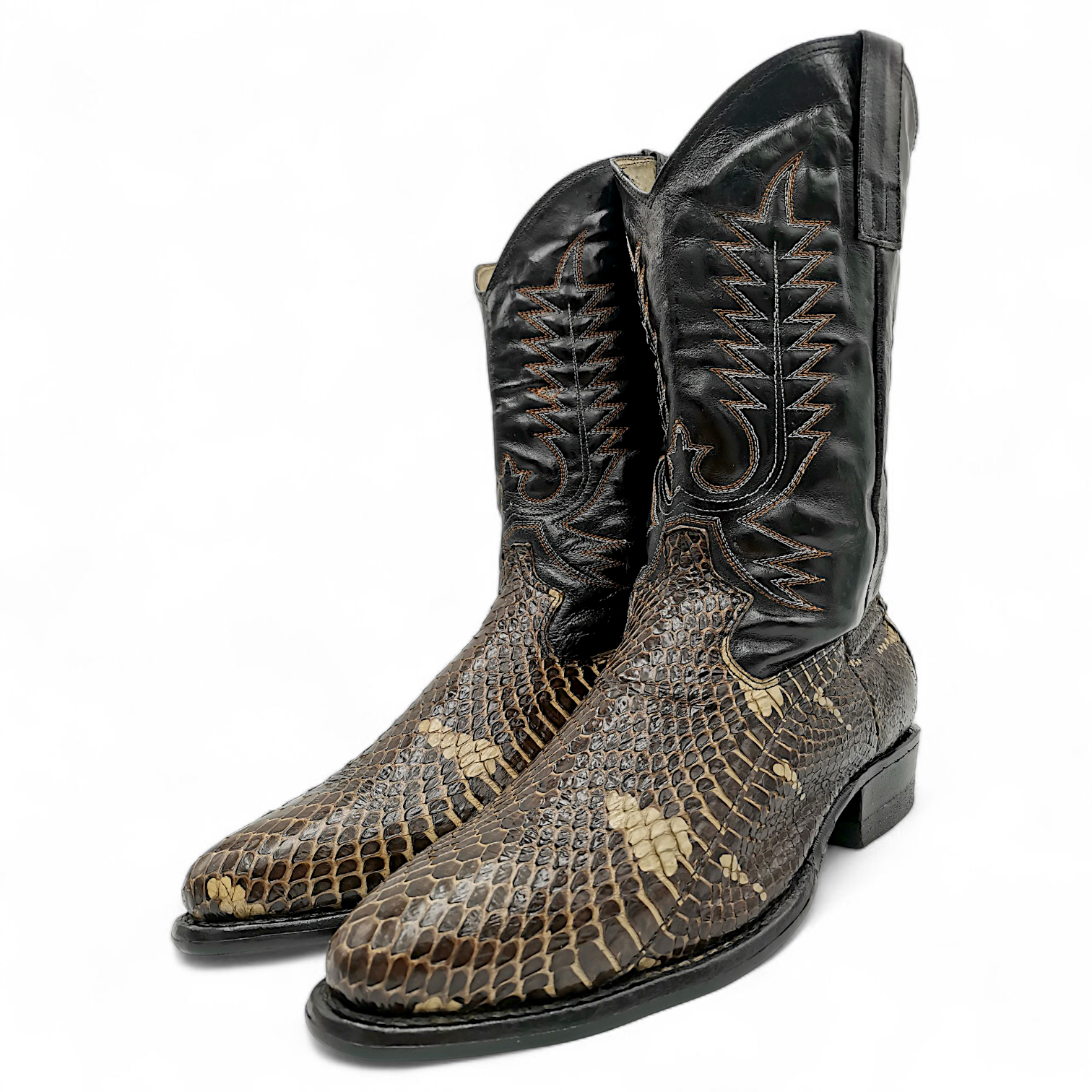BOTA VAQUERA EN PIEL GENUINA DE COBRA PARA CABALLERO (MSN)