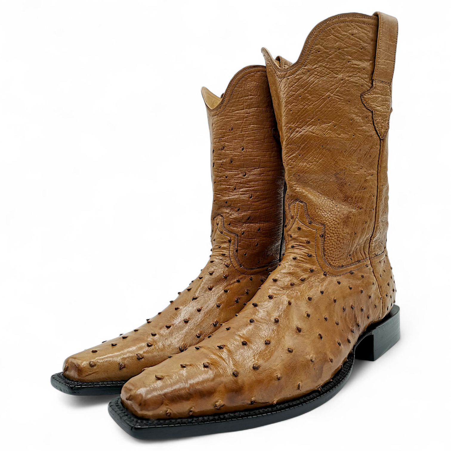 BOTA VAQUERA EN PIEL GENUINA DE AVESTRUZ PARA CABALLERO (MSN)