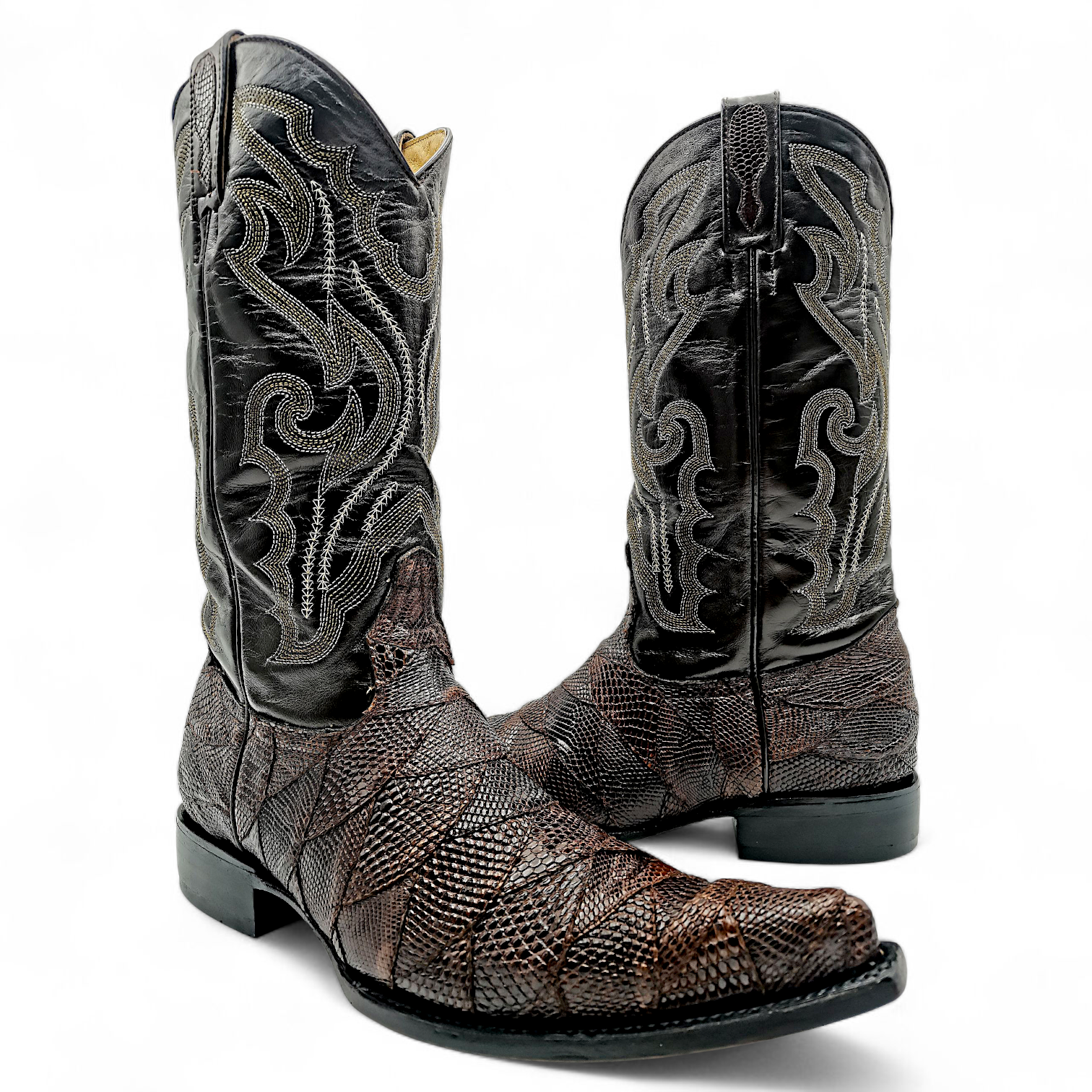 BOTA VAQUERA EN PIEL GENUINA DE LIZARD PARA CABALLERO (MSN)