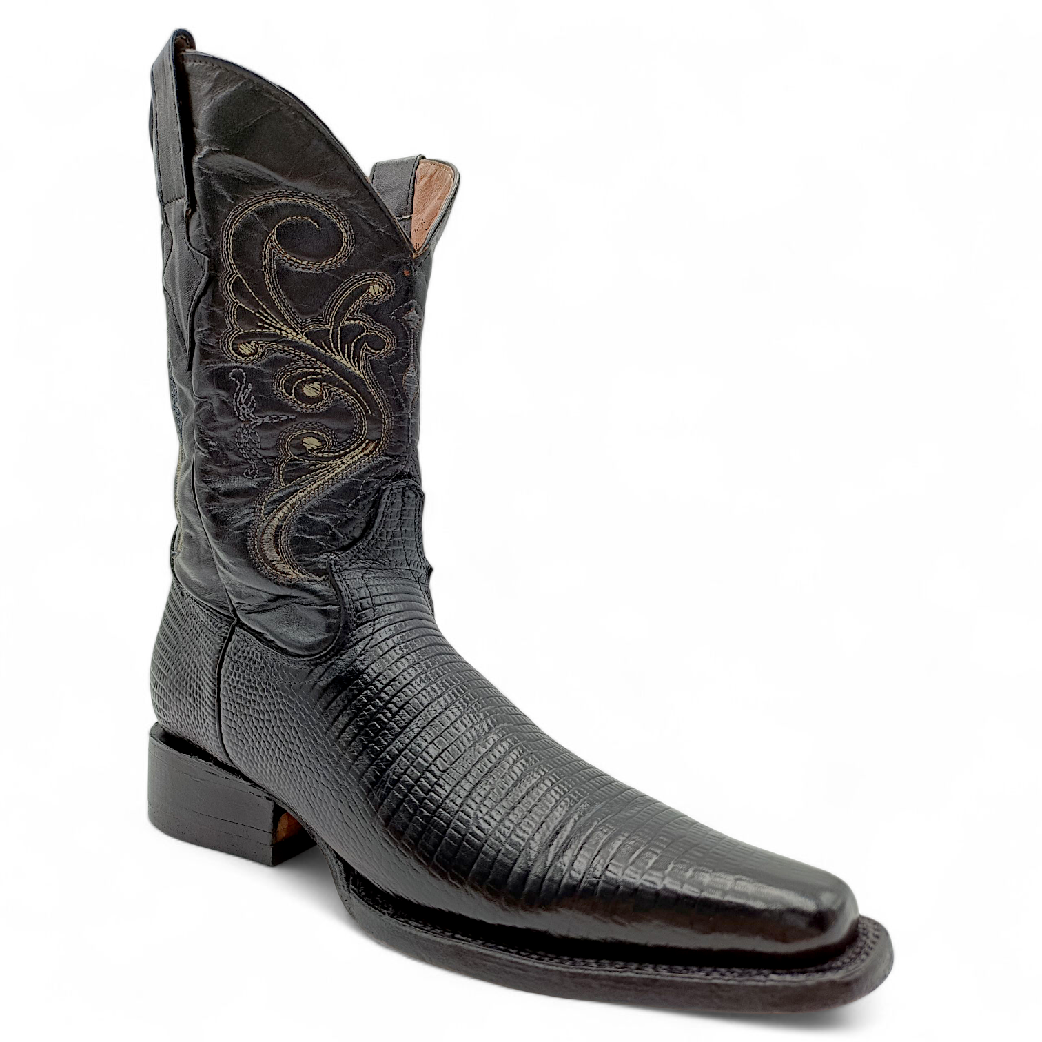 BOTA VAQUERA EN PIEL IMITACIÓN DE LIZARD PARA CABALLERO (MSN)