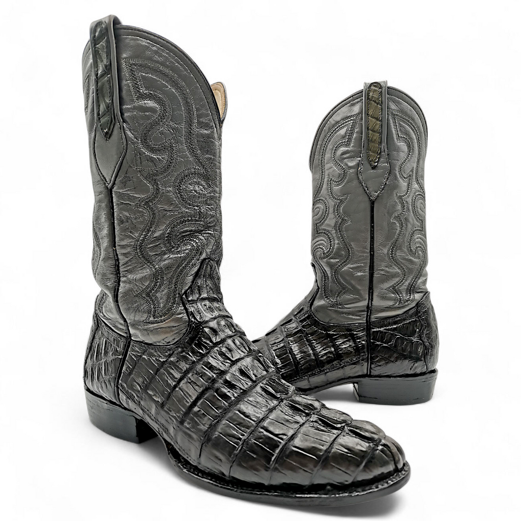 BOTA VAQUERA EN PIEL GENUINA DE COCODRILO PARA CABALLERO (MSN)
