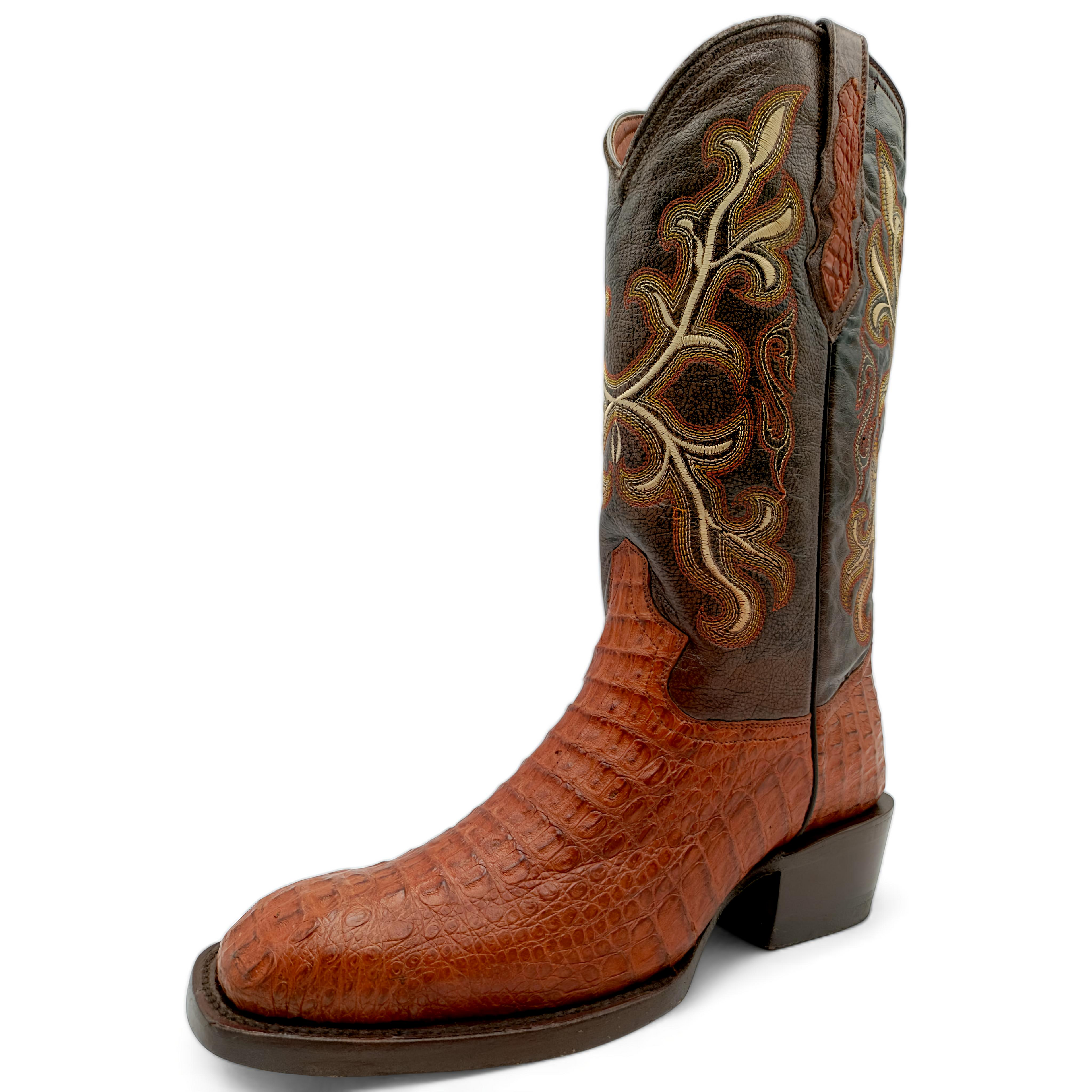 BOTA VAQUERA EN PIEL GENUINA DE CAIMAN PARA CABALLERO (M16)