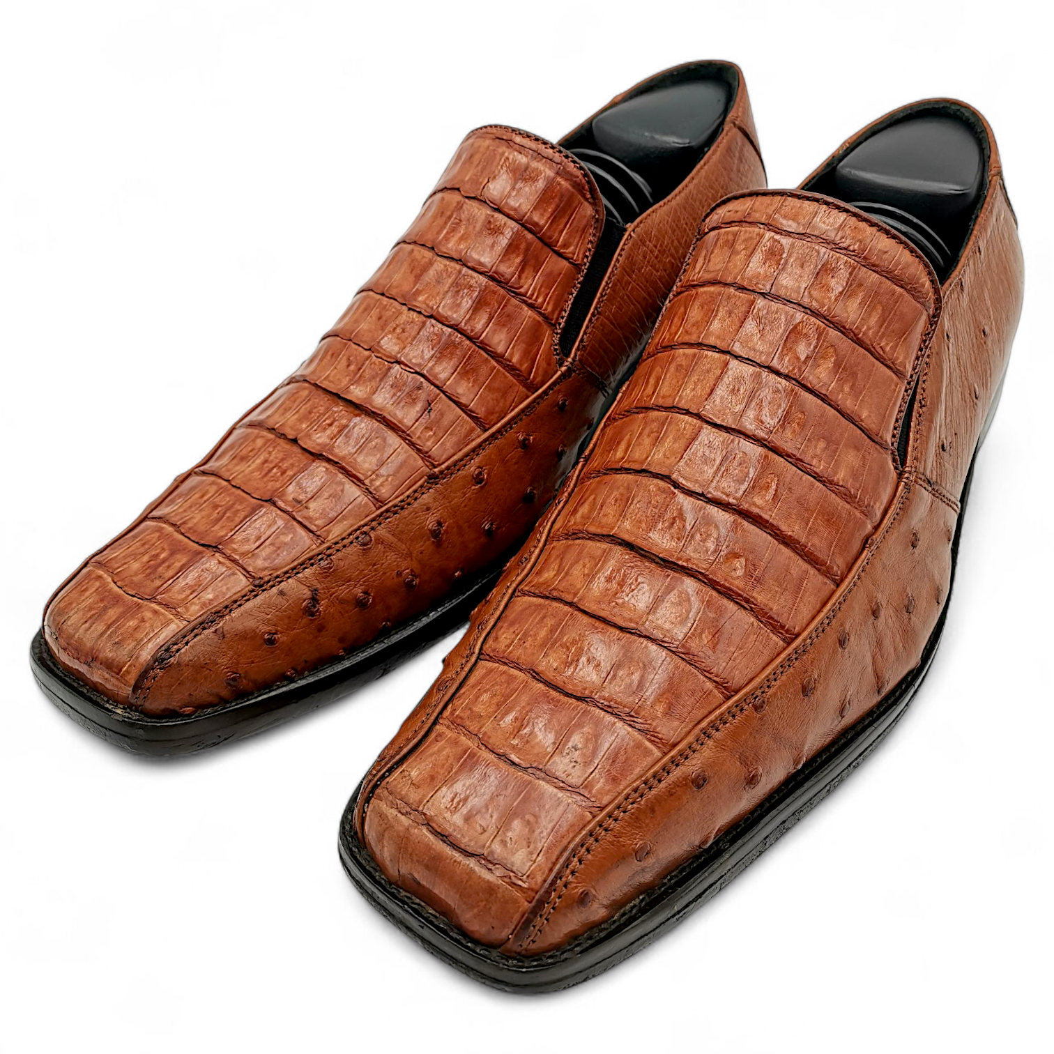 ZAPATO EN PIEL GENUINA DE COCODRILO PARA CABALLERO (MSN)