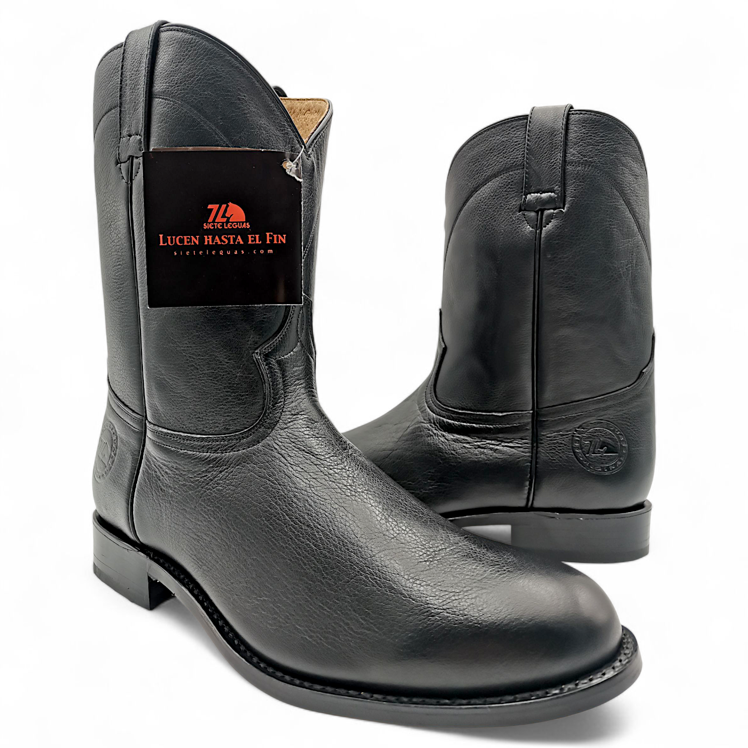 BOTA VAQUERA EN PIEL GENUINA DE VENADO PARA CABALLERO (M)