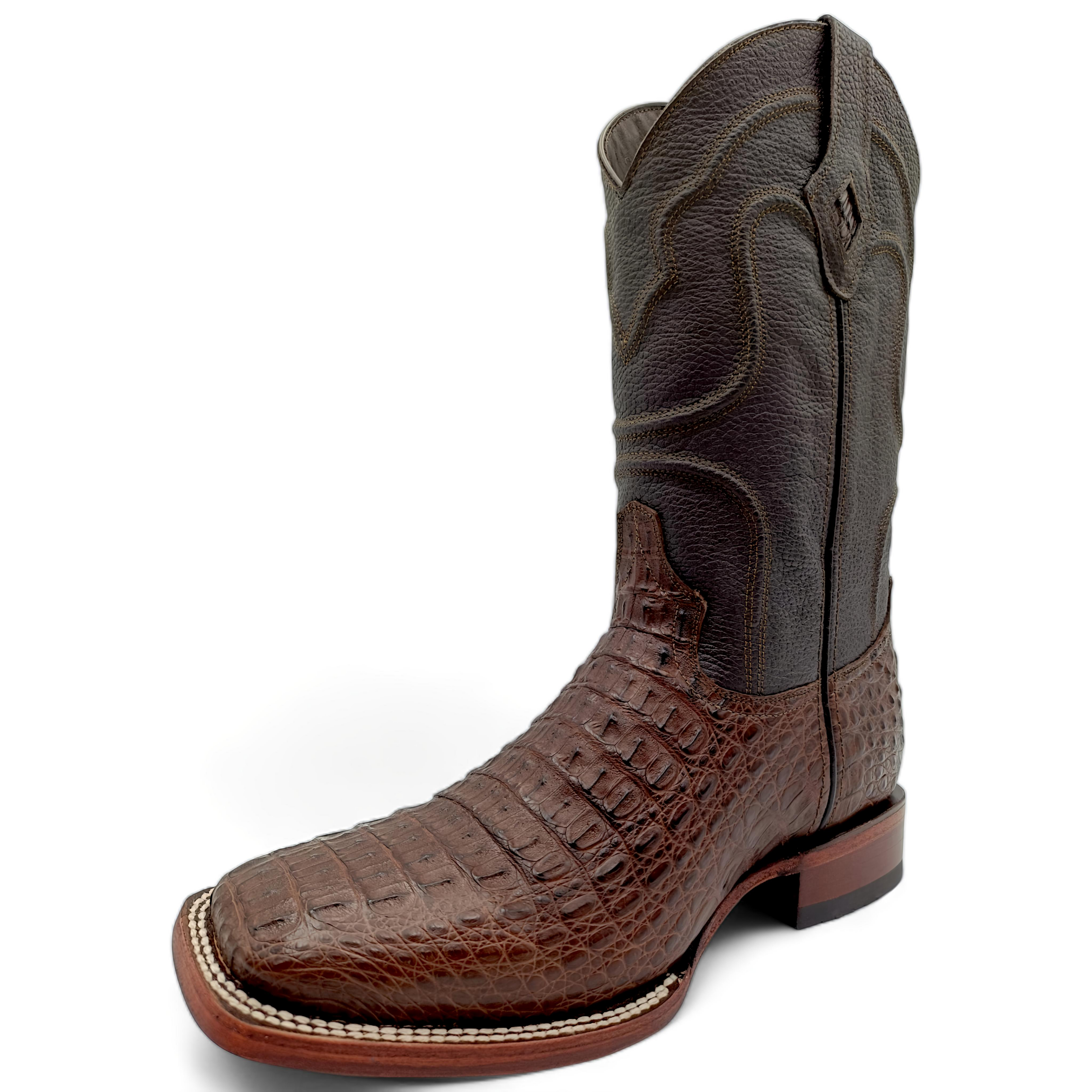 BOTA VAQUERA EN PIEL GENUINA DE COCODRILO PARA CABALLERO (MM IMPERIAL)