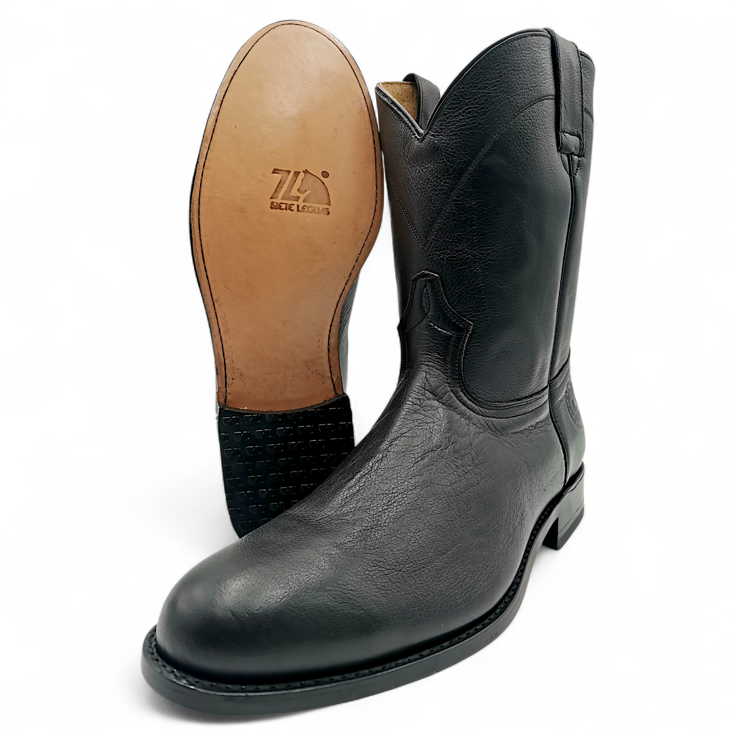 BOTA VAQUERA EN PIEL GENUINA DE VENADO PARA CABALLERO (M)