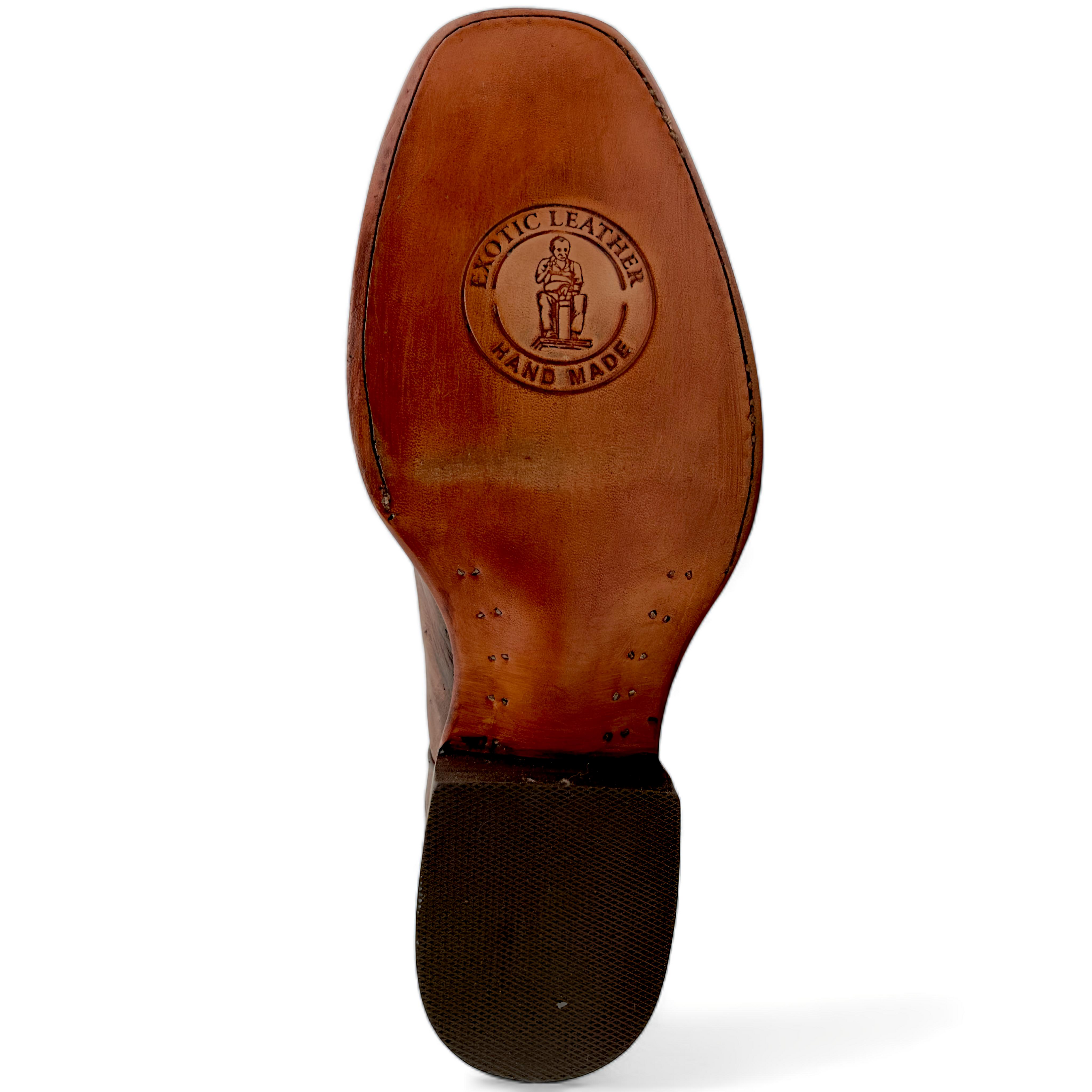 BOTA VAQUERA EN PIEL GENUINA DE AVESTRUZ PARA CABALLERO (M20)