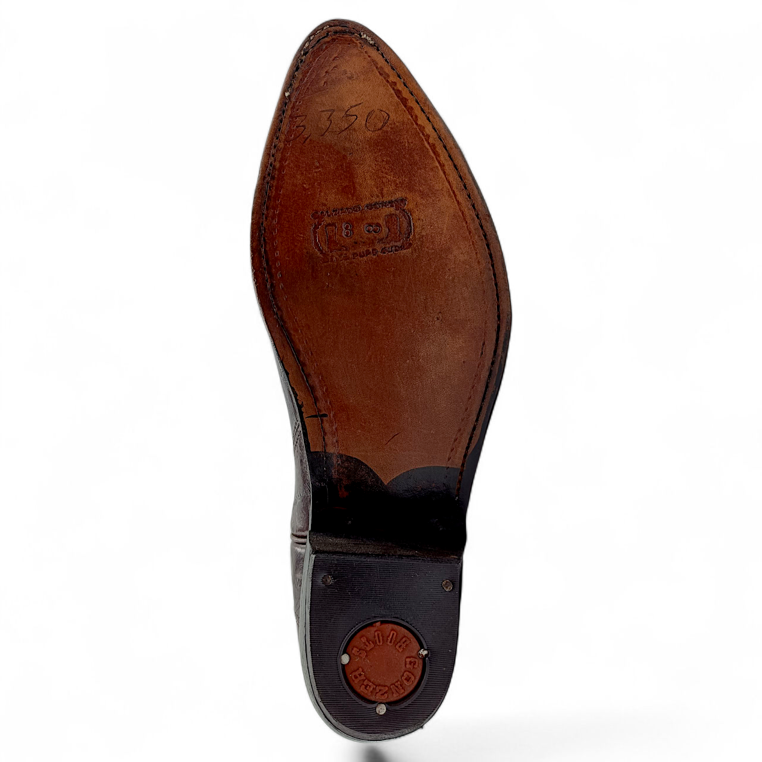 BOTA VAQUERA EN PIEL GENUINA DE ANGUILA PARA CABALLERO (MSN)