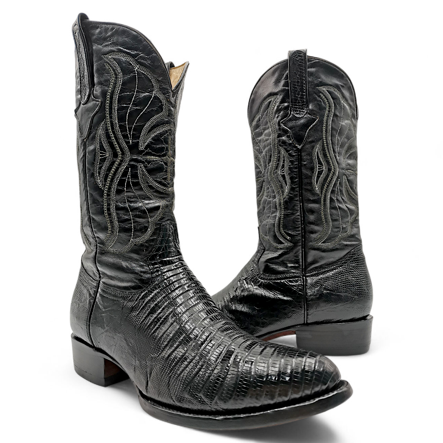 BOTA VAQUERA EN PIEL GENUINA DE LIZARD PARA CABALLERO (MSN)