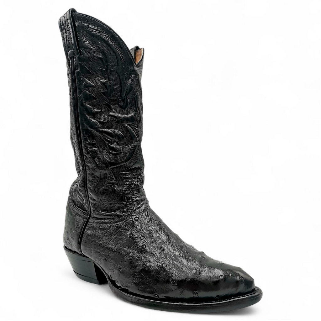 BOTA VAQUERA EN PIEL GENUINA DE AVESTRUZ PARA CABALLERO (MSN)