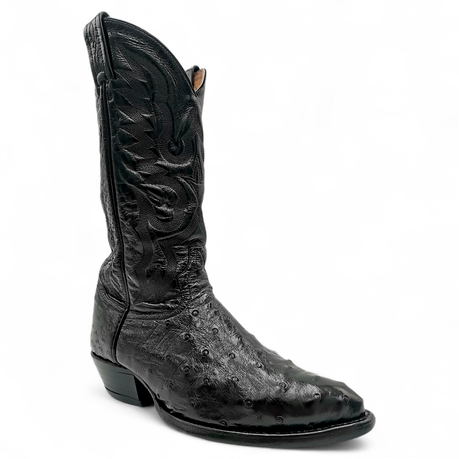 BOTA VAQUERA EN PIEL GENUINA DE AVESTRUZ PARA CABALLERO (MSN)