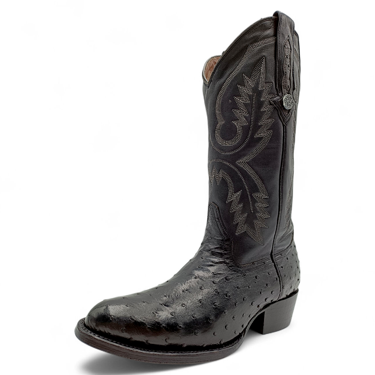 BOTA VAQUERA EN PIEL GENUINA DE AVESTRUZ PARA CABALLERO (MSN)