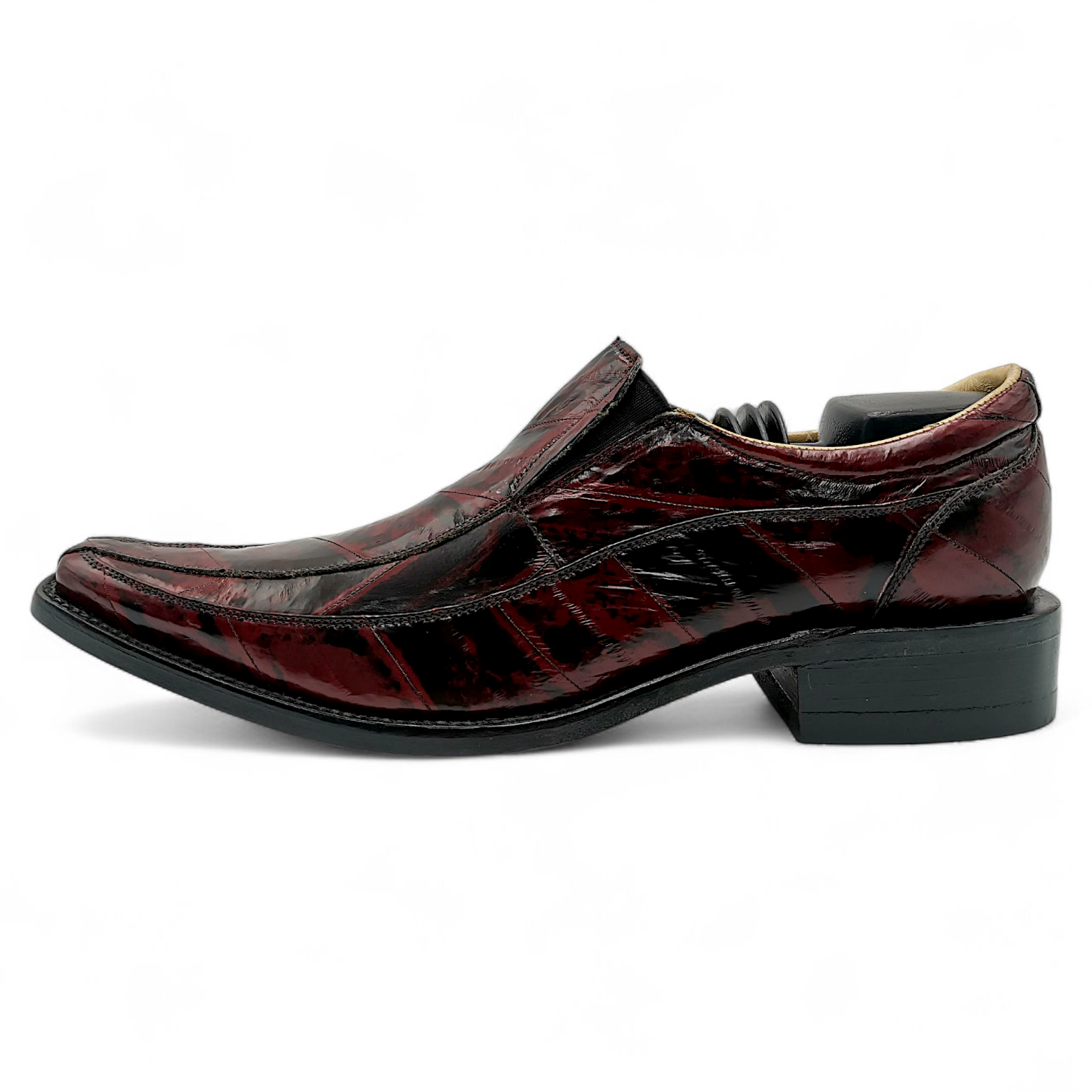 ZAPATO EN PIEL GENUINA DE ANGUILA PARA CABALLERO (M)