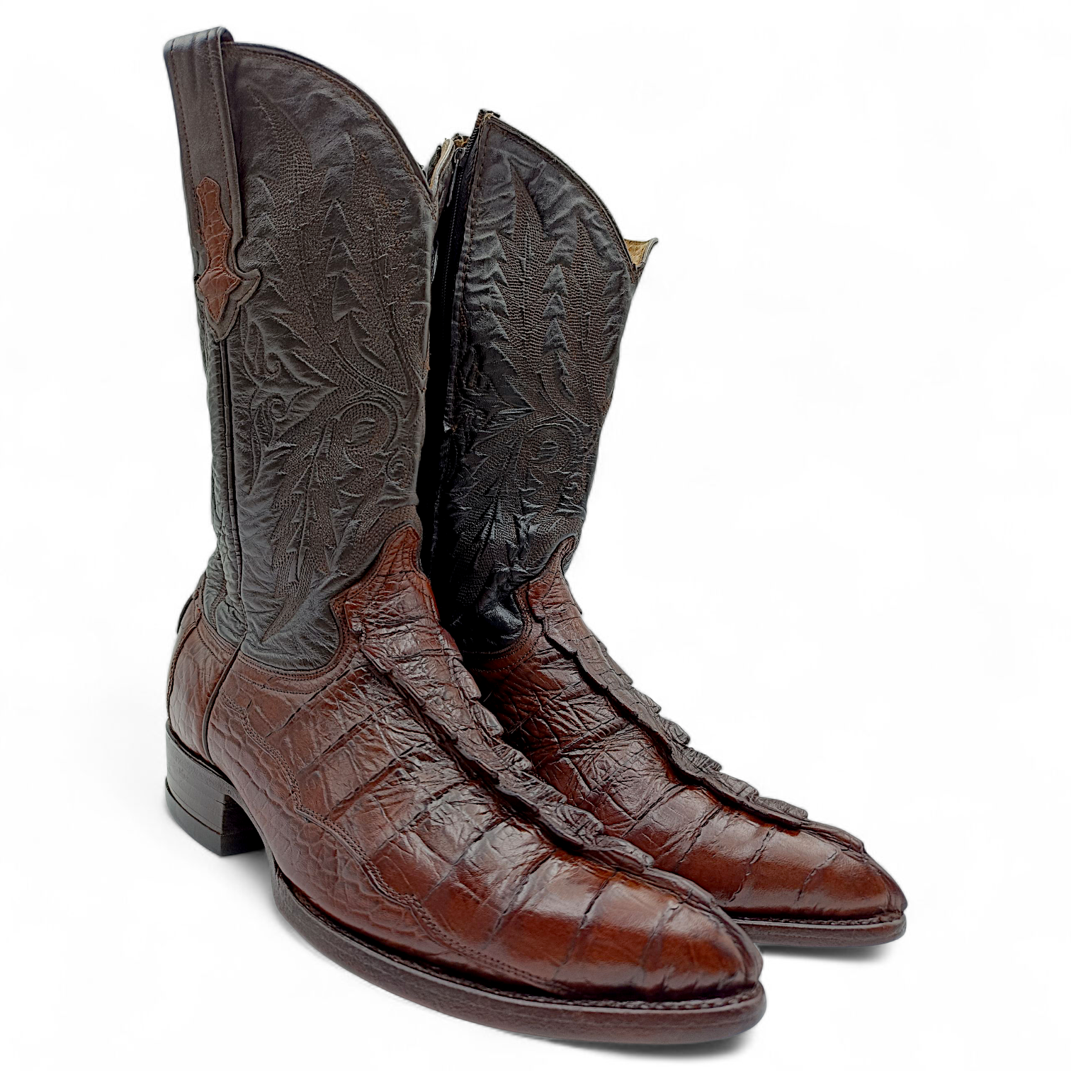 BOTA VAQUERA EN PIEL IMITACIÓN DE COCODRILO PARA CABALLERO (MSN)