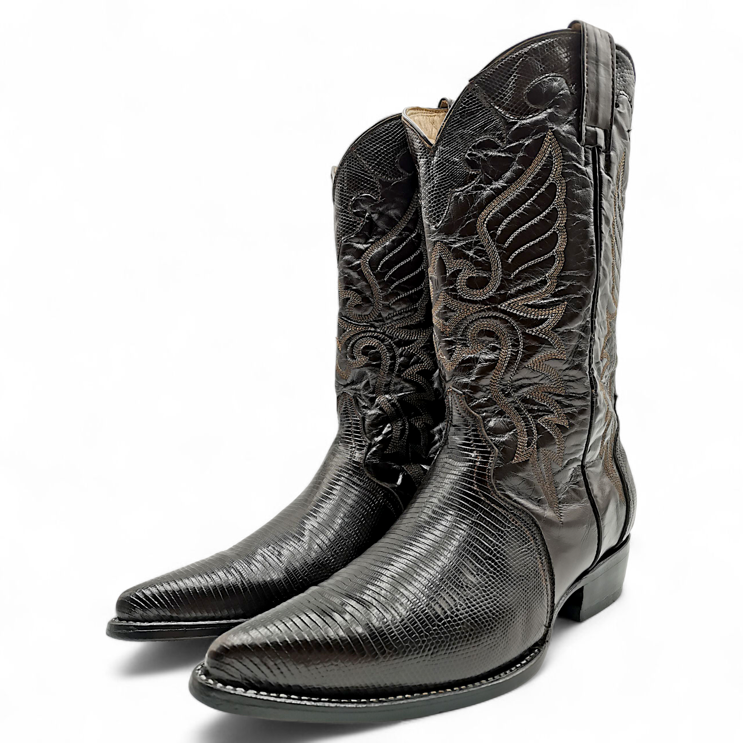 BOTA VAQUERA EN PIEL GENUINA DE LIZARD PARA CABALLERO (MSN)