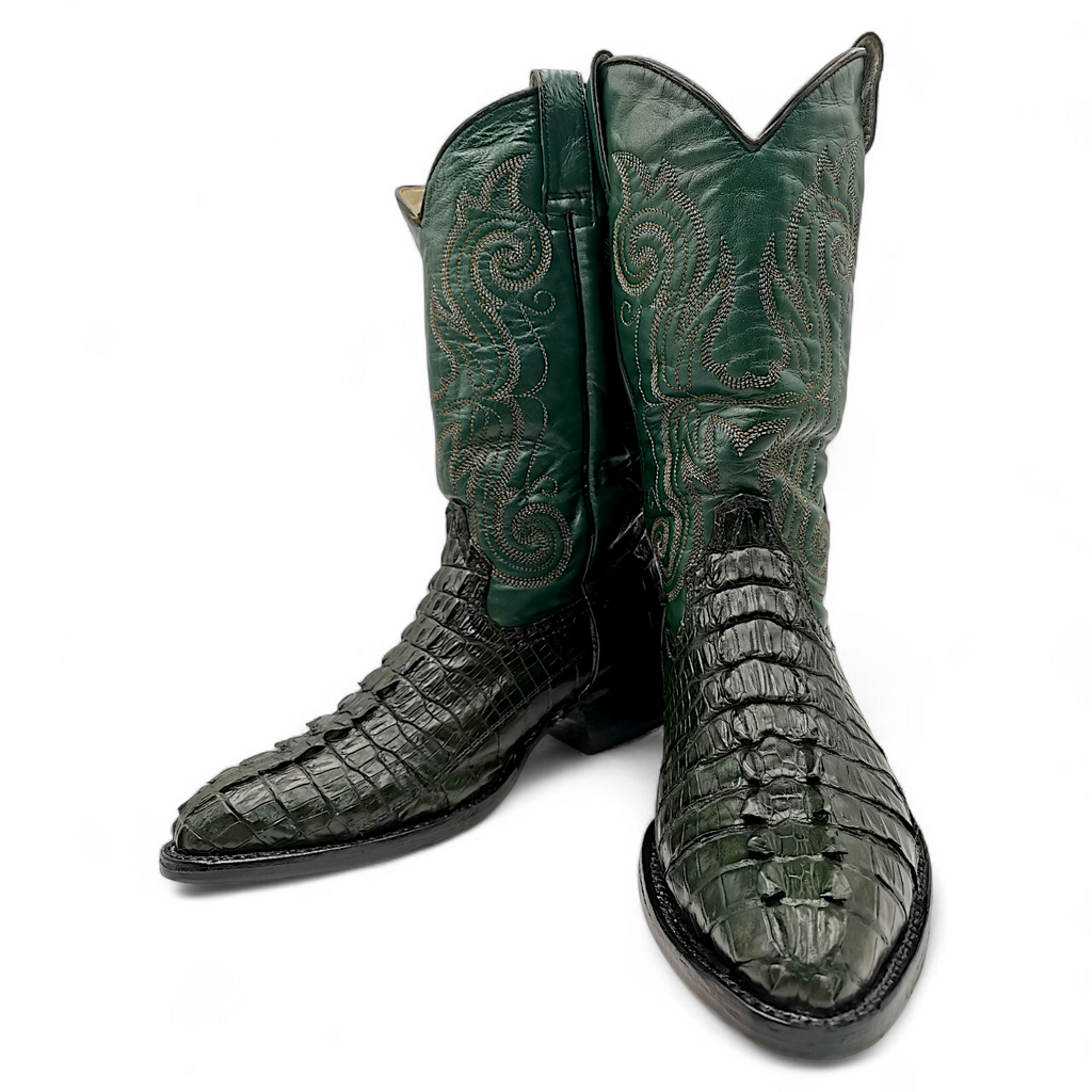 BOTA VAQUERA EN PIEL GENUINA DE COCODRILO PARA CABALLERO (MSN)