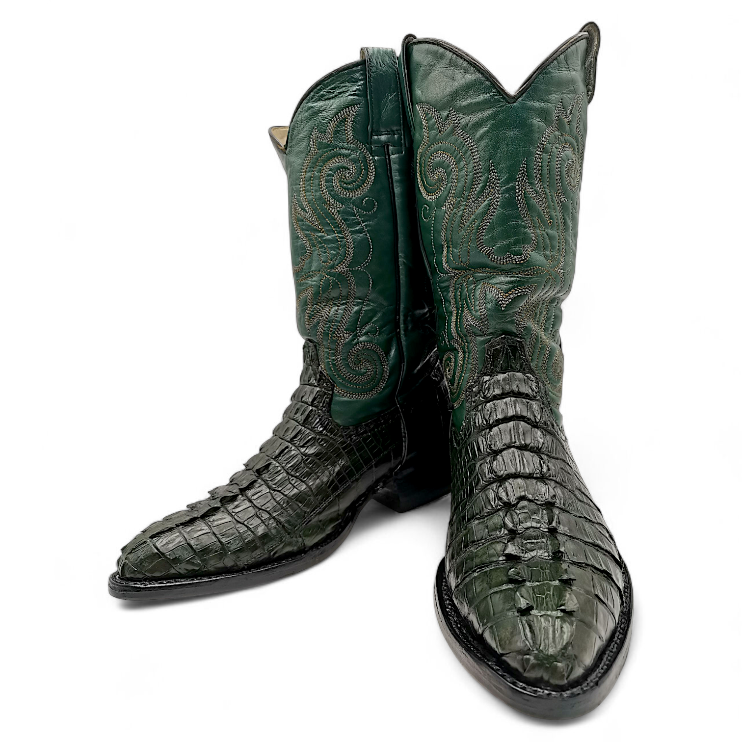 BOTA VAQUERA EN PIEL GENUINA DE COCODRILO PARA CABALLERO (MSN)