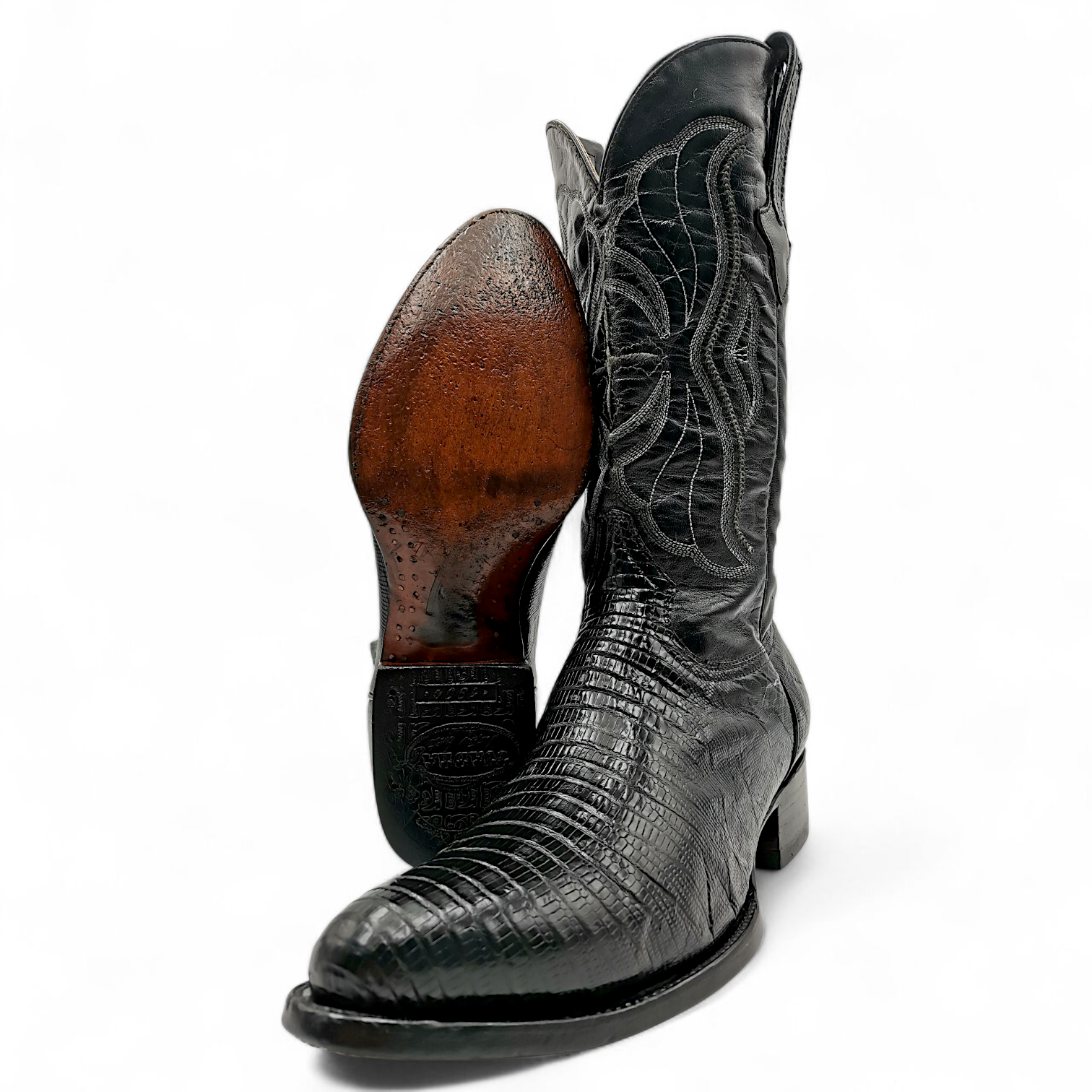 BOTA VAQUERA EN PIEL GENUINA DE LIZARD PARA CABALLERO (MSN)