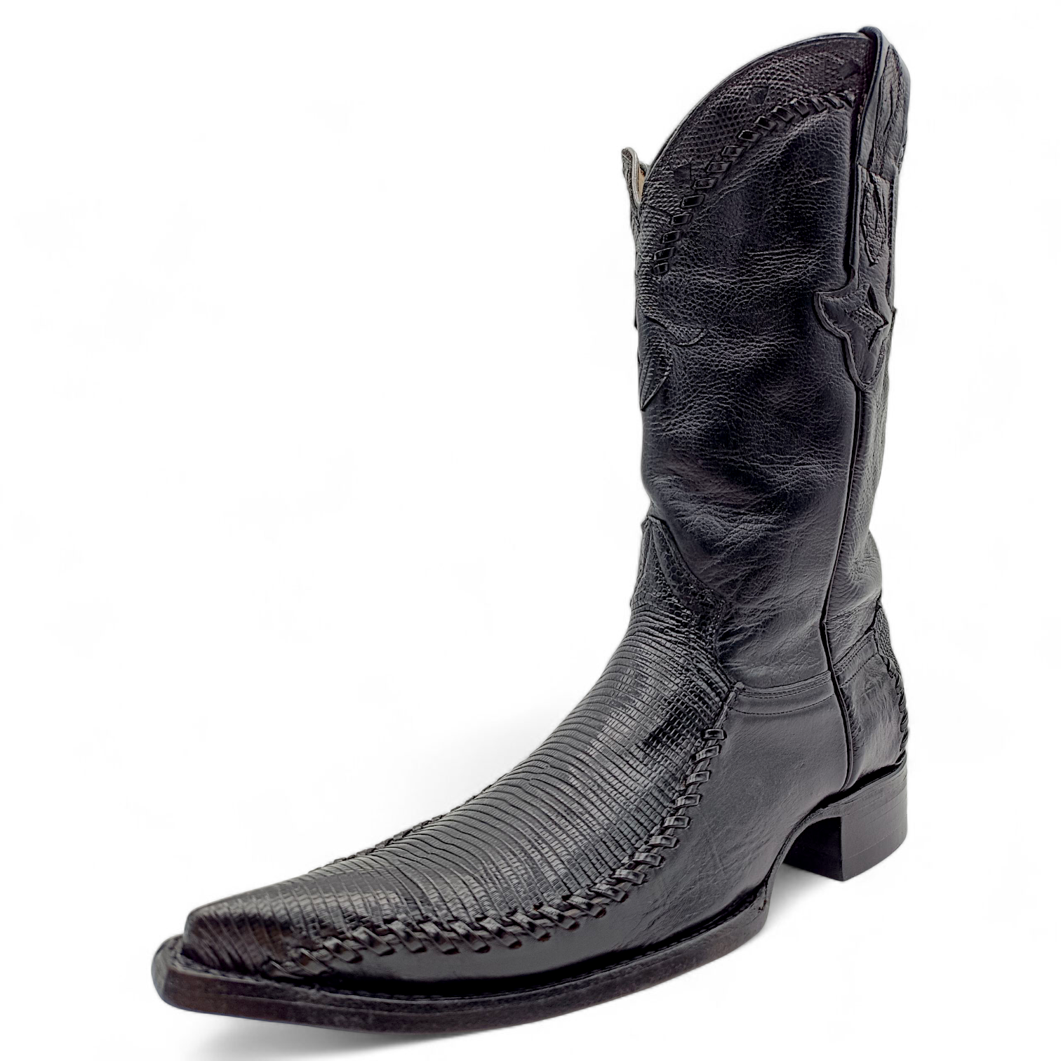 BOTA VAQUERA EN PIEL GENUINA DE LIZARD DE PARA CABALLERO (MSN)
