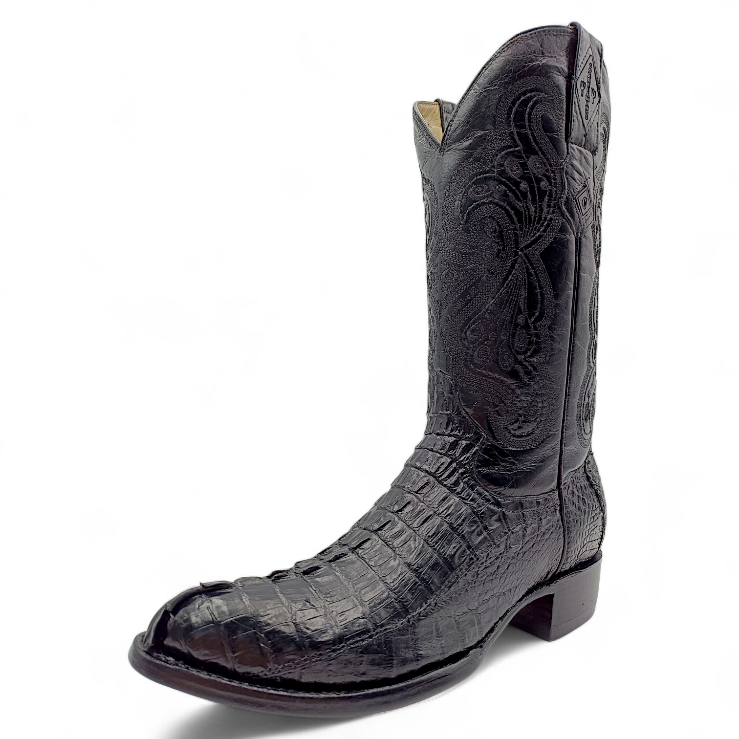 BOTA VAQUERA EN PIEL GENUINA DE COCODRILO PARA CABALLERO (MSN)