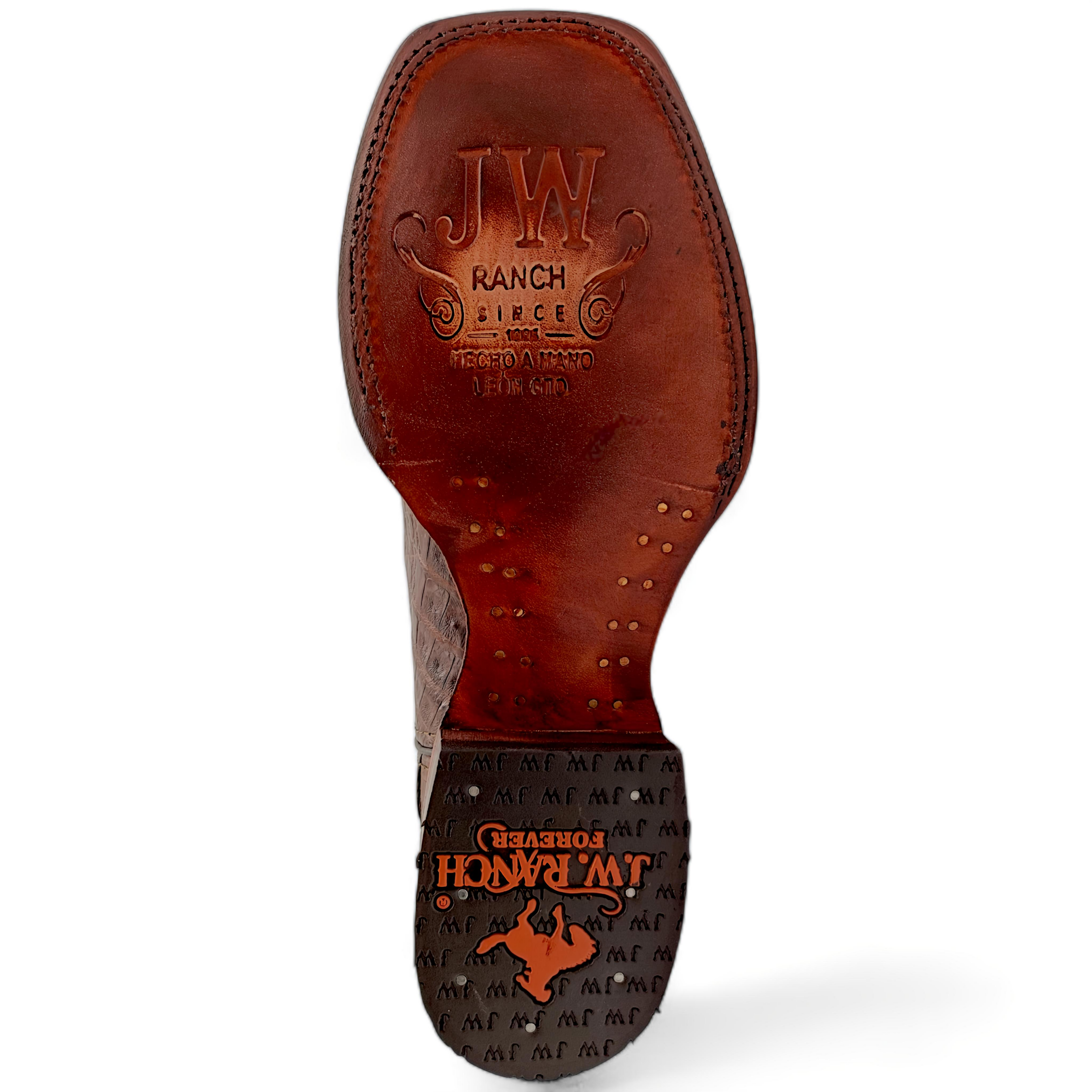 BOTA VAQUERA EN PIEL GENUINA DE COCODRILO PARA CABALLERO (MM IMPERIAL)