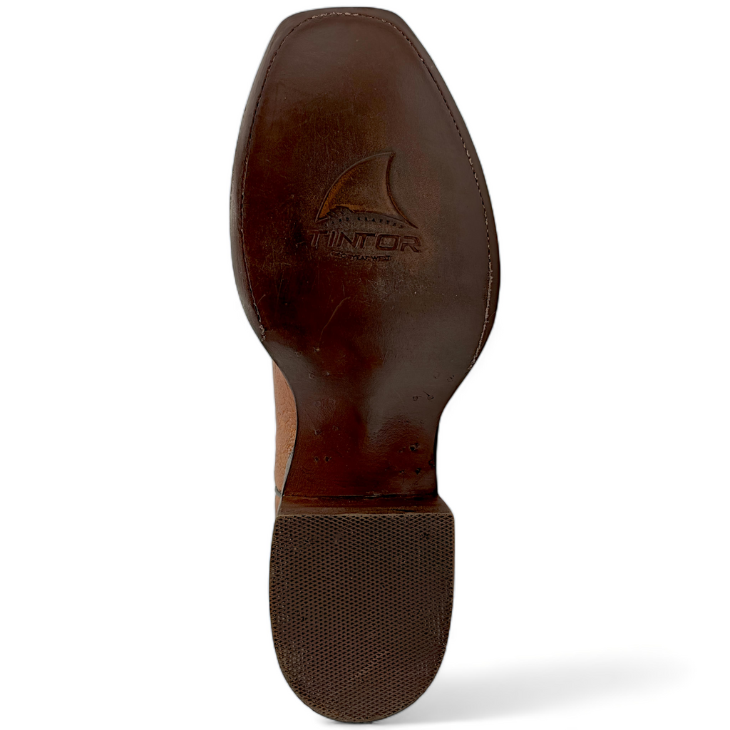 BOTA VAQUERA EN PIEL GENUINA DE ELEFANTE PARA CABALLERO (M18)