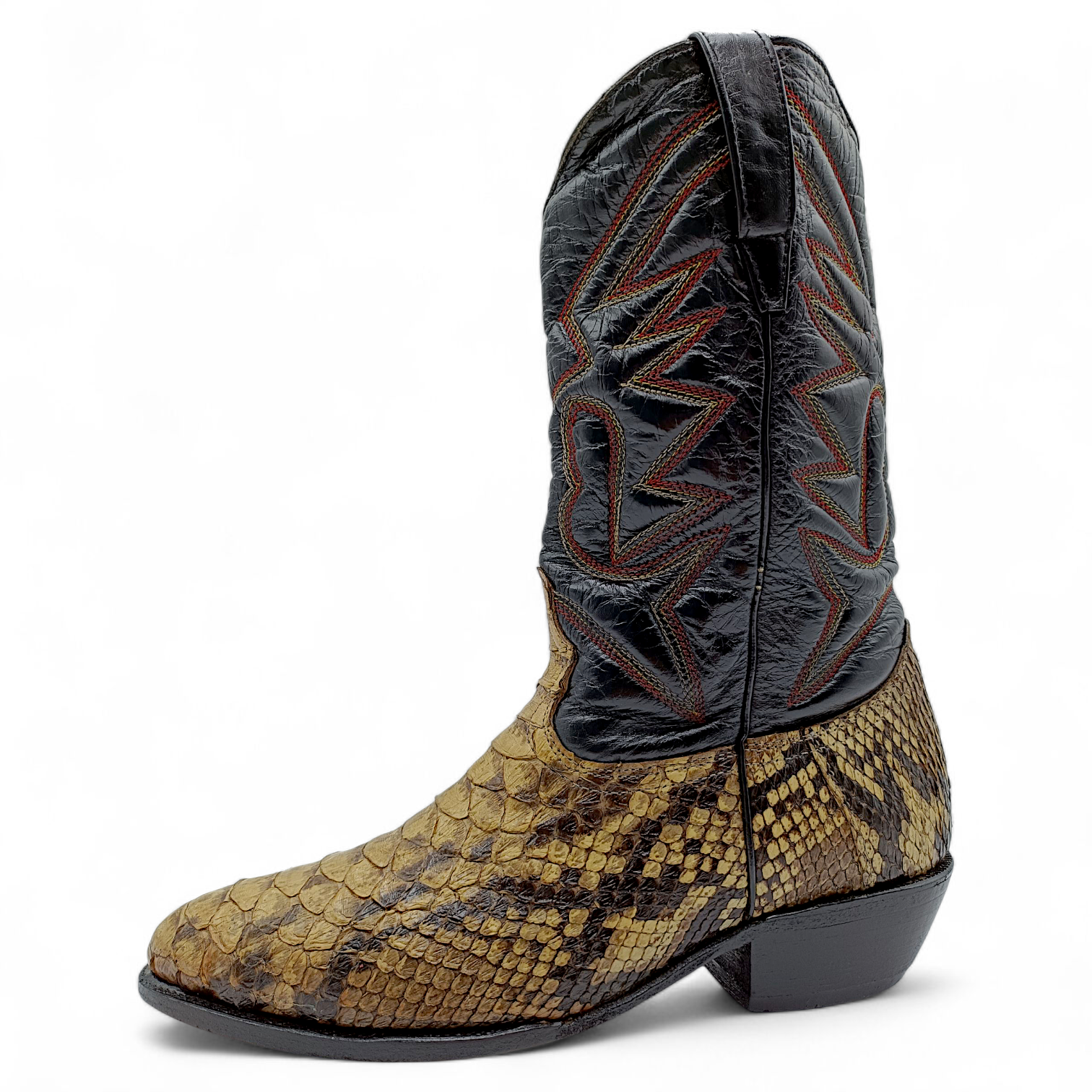 BOTA VAQUERA EN PIEL GENUINA DE PYTHON PARA CABALLERO (MSN)