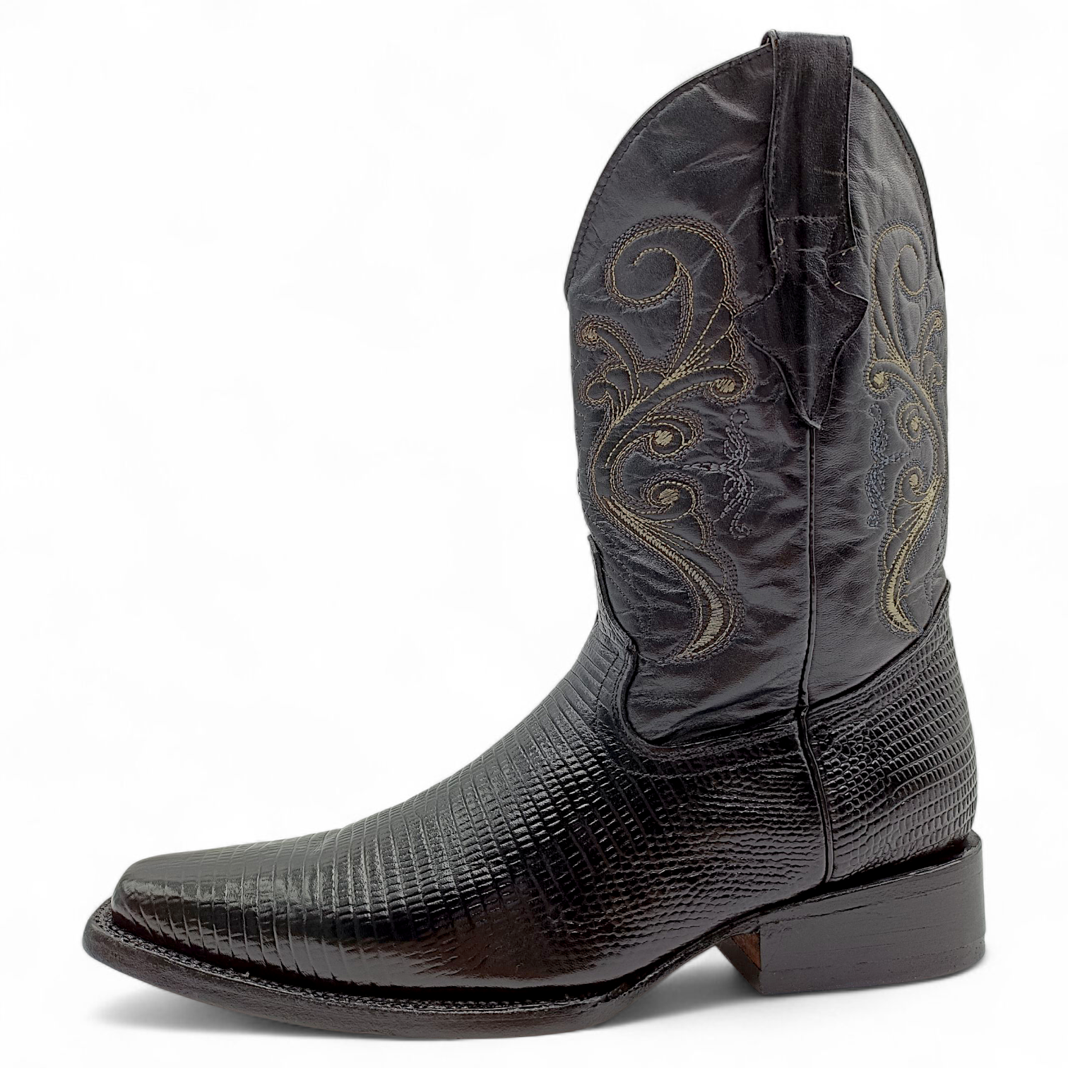 BOTA VAQUERA EN PIEL IMITACIÓN DE LIZARD PARA CABALLERO (MSN)