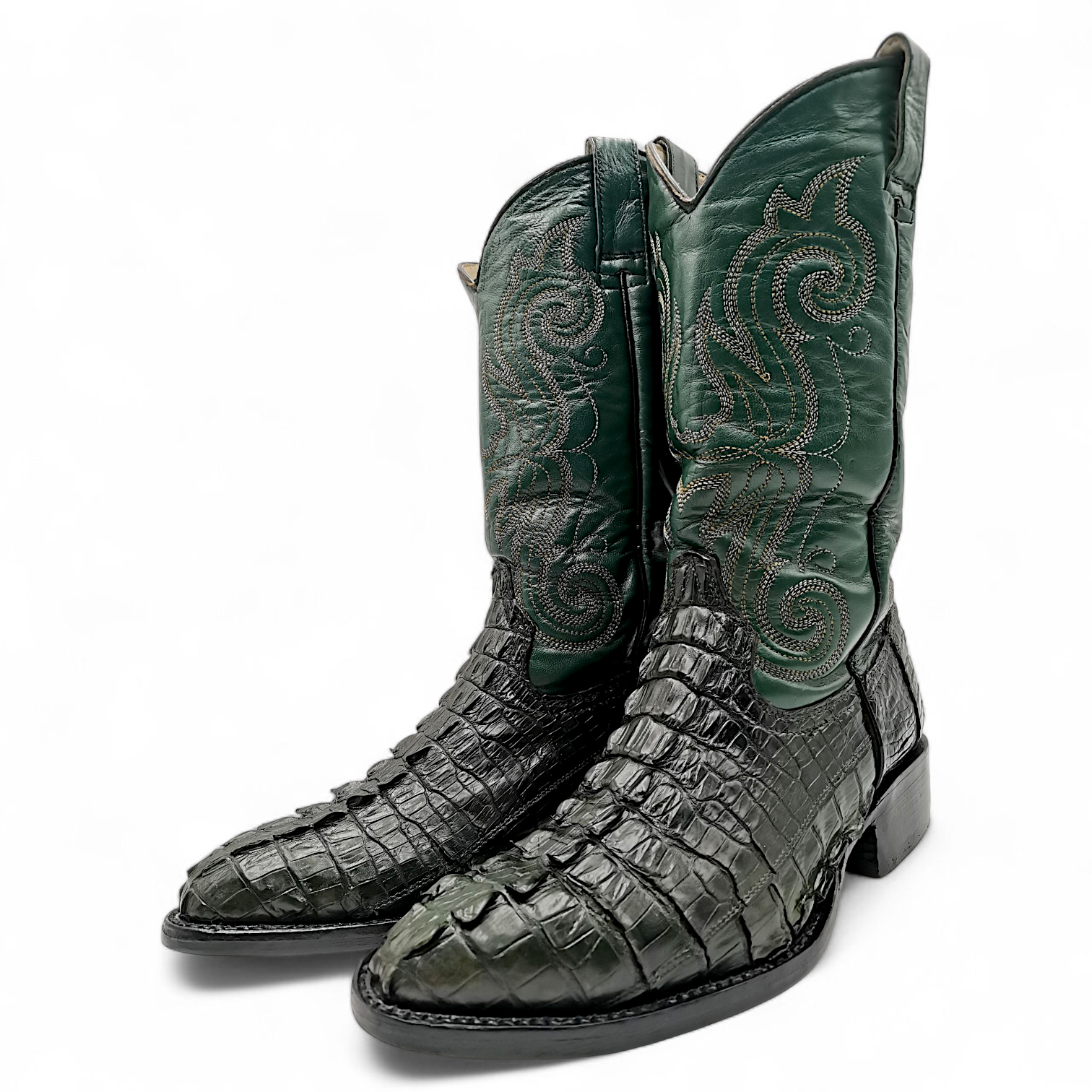 BOTA VAQUERA EN PIEL GENUINA DE COCODRILO PARA CABALLERO (MSN)
