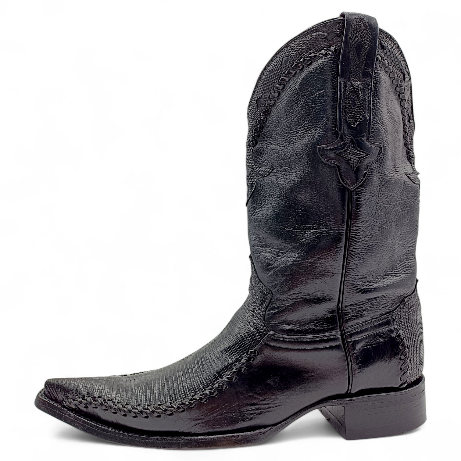 BOTA VAQUERA EN PIEL GENUINA DE LIZARD DE PARA CABALLERO (MSN)